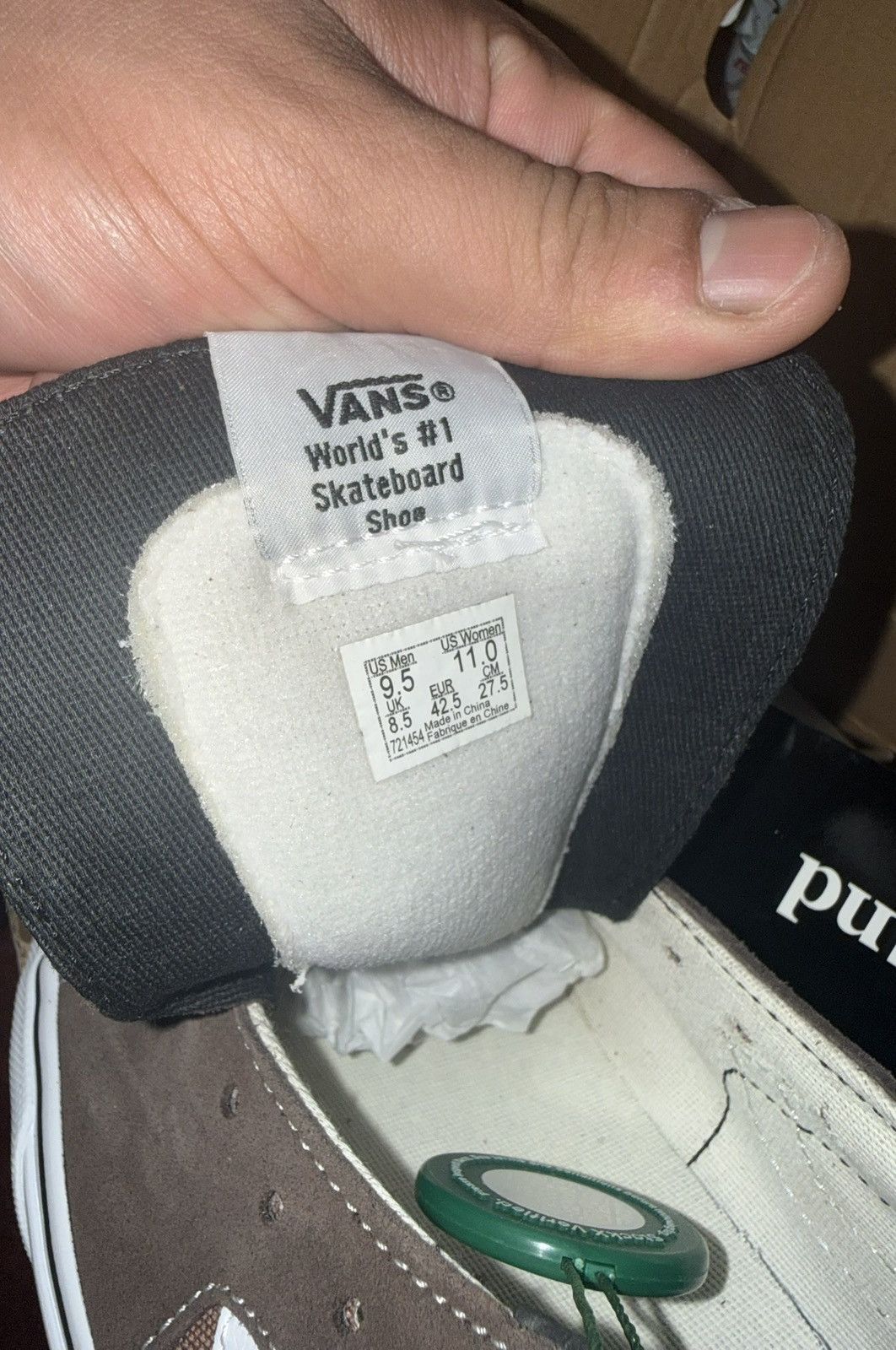 JJJJound × Vans Jjjound Vans Sk8-Mid Vault Lx size 9.5 Size US 9.5 / EU 42-43 - 7 Thumbnail