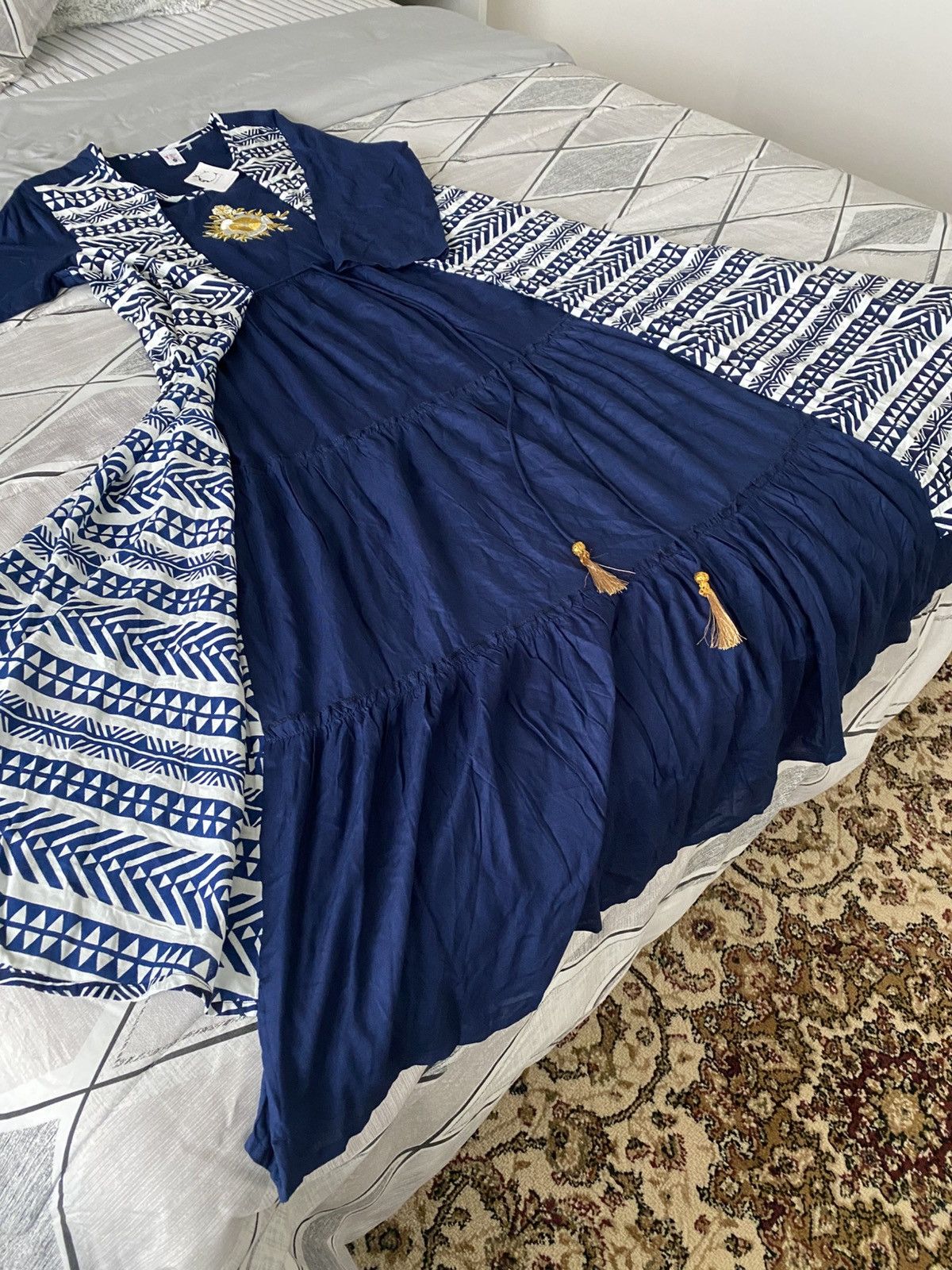 Other New Cotton double part Printed Partywear Anarkali Women Size XXL / US 16-18 / IT 52-54 - 11 Thumbnail