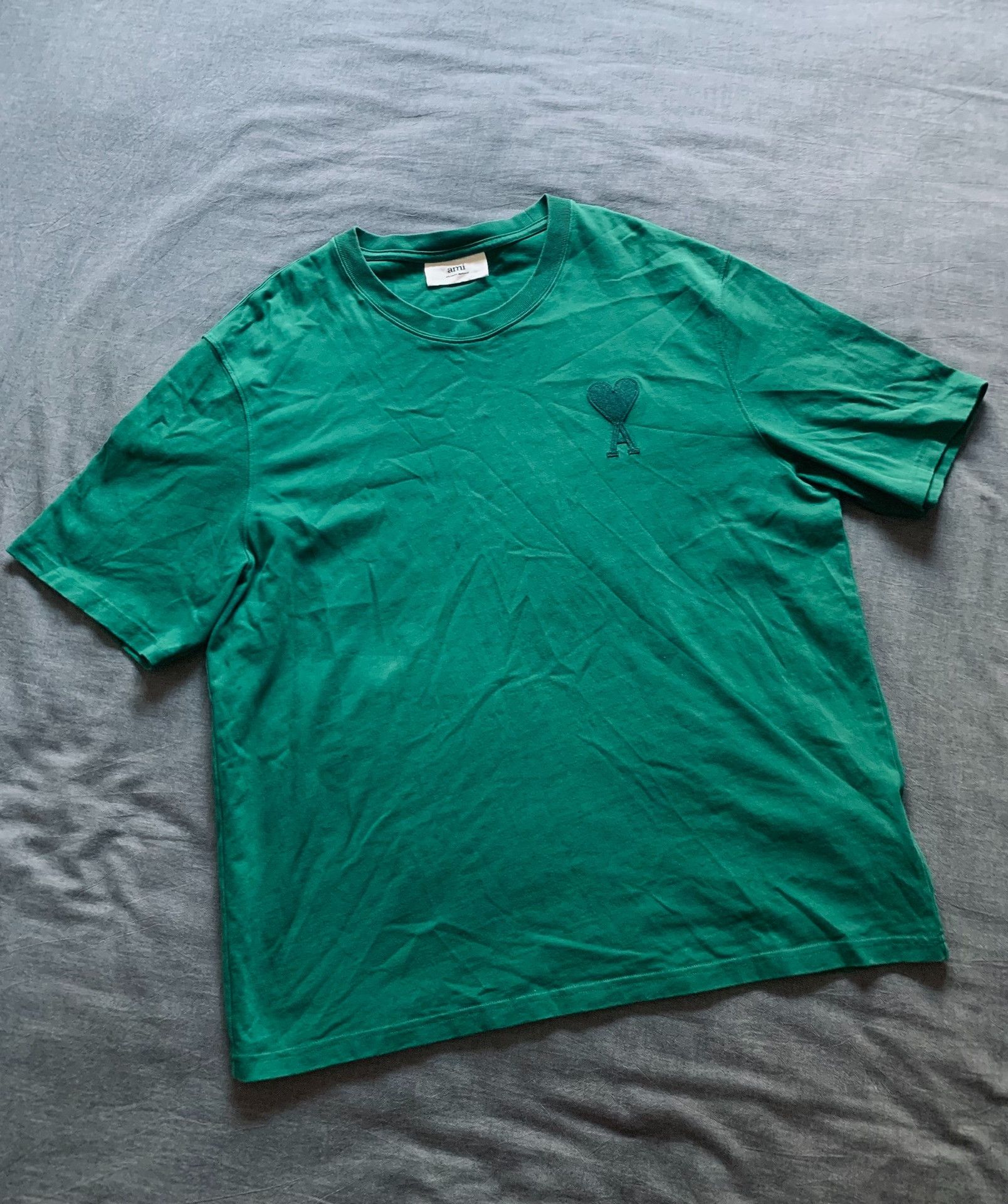 AMI ami Heart Embroidery Short Sleeve Size US XL / EU 56 / 4 - 1 Thumbnail