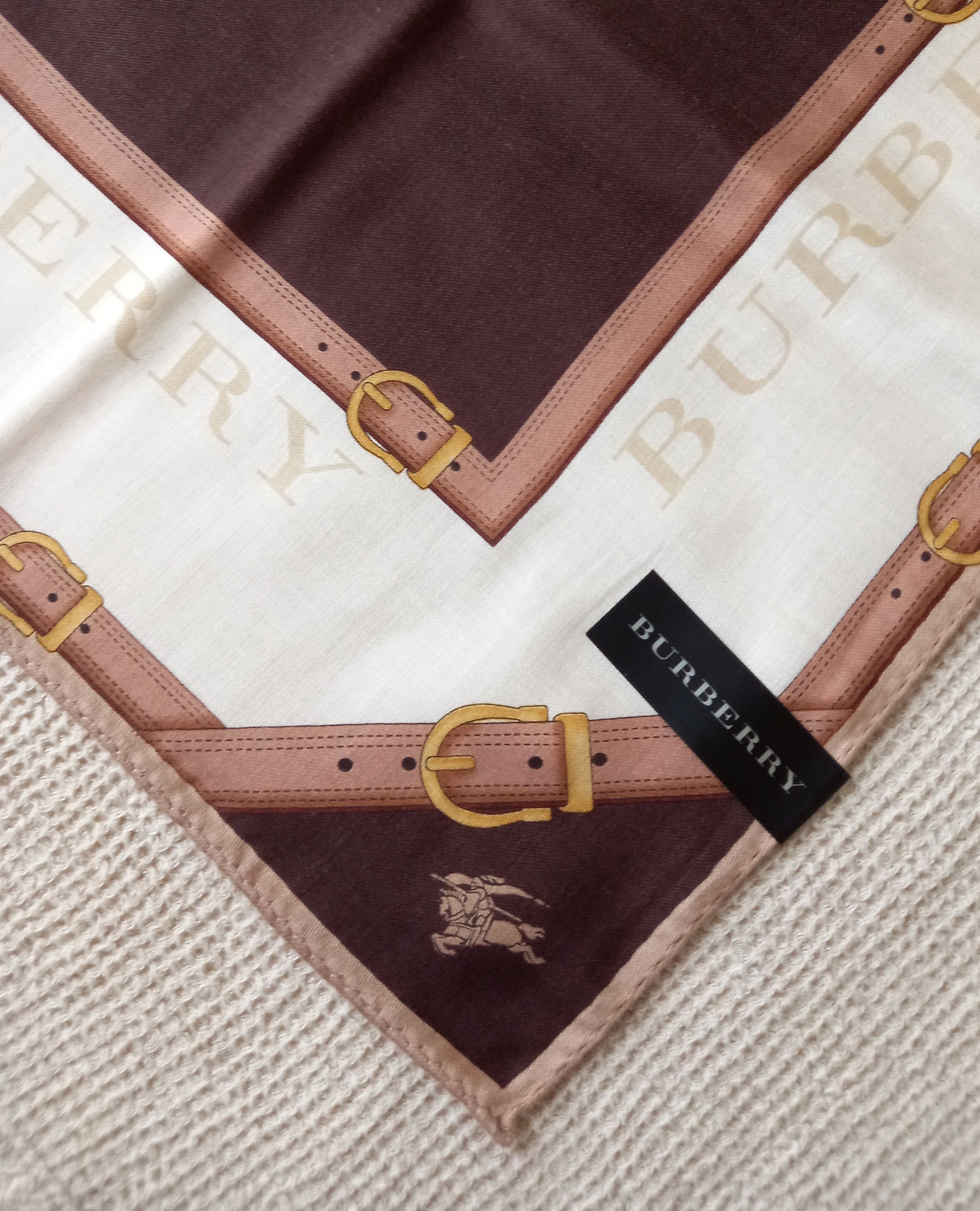 Burberry × Vintage NEW Vintage Japan Burberry bandana handkerchief scarf Size ONE SIZE - 6 Thumbnail