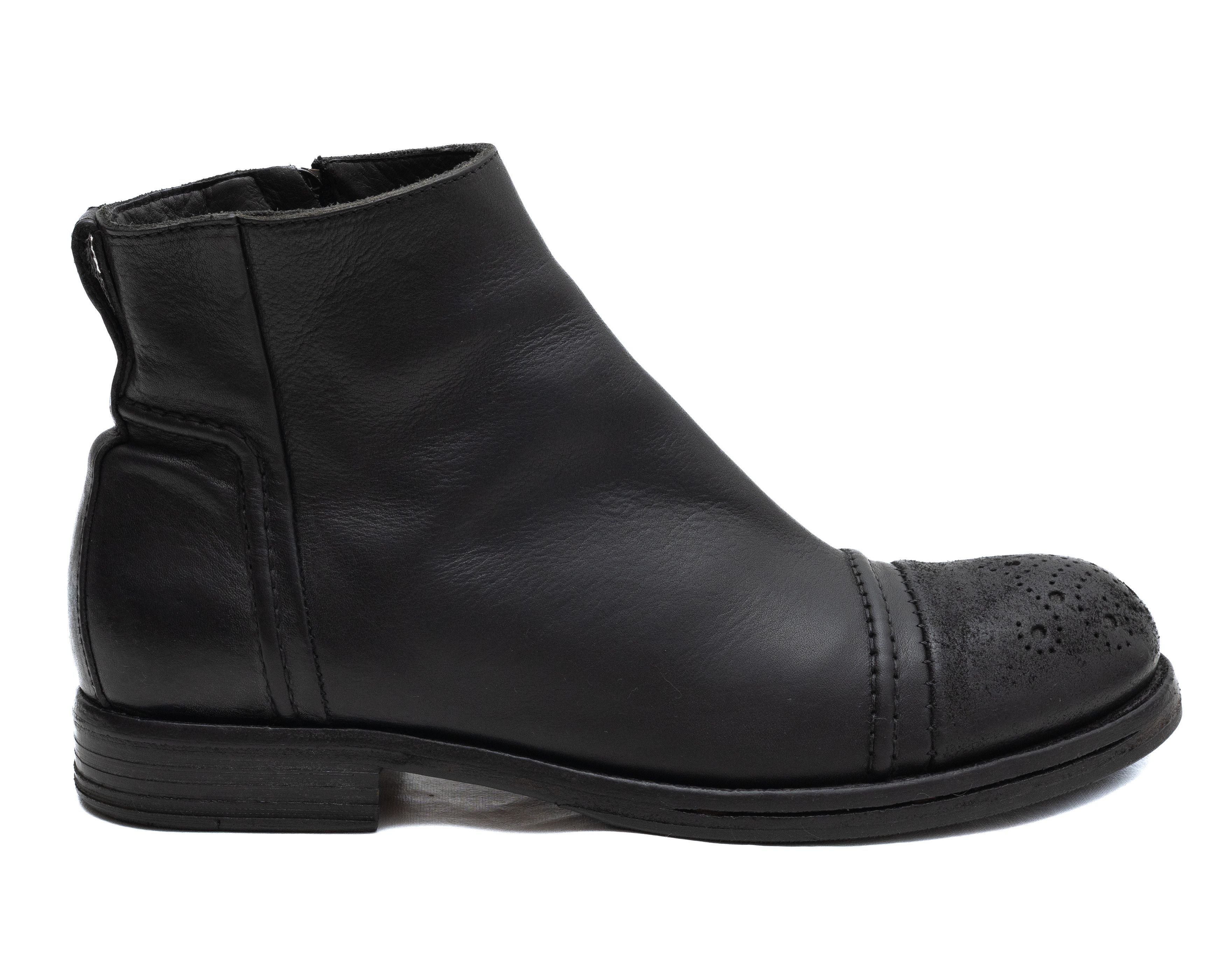 MoMA MOMA Leather Tie Cap Zip Up Boots Size US 8 / EU 41 - 3 Thumbnail