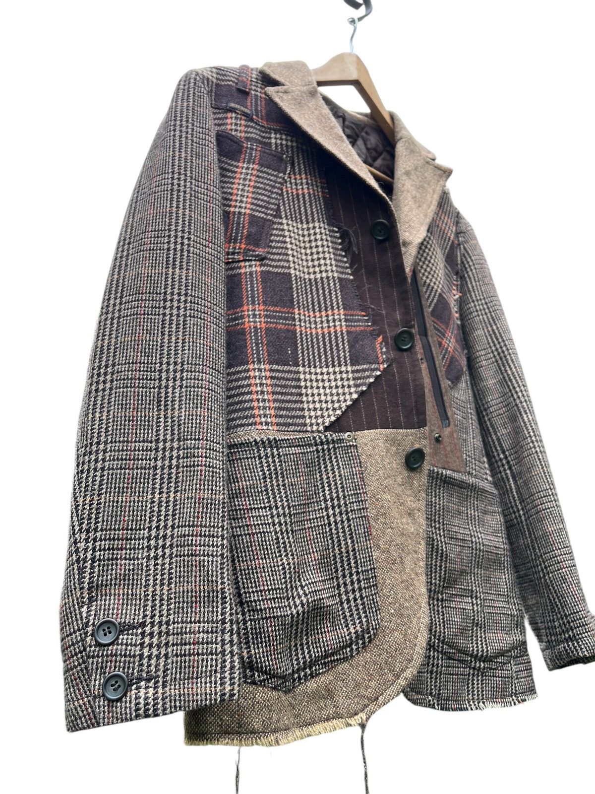Japanese Brand Жизнь x Re B’2nd wool casual blazer jacket Size US M / EU 48-50 / 2 - 5 Thumbnail