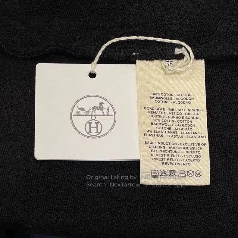 Hermes Hermes Black crewneck sweater Size XS / US 0-2 / IT 36-38 - 6 Thumbnail