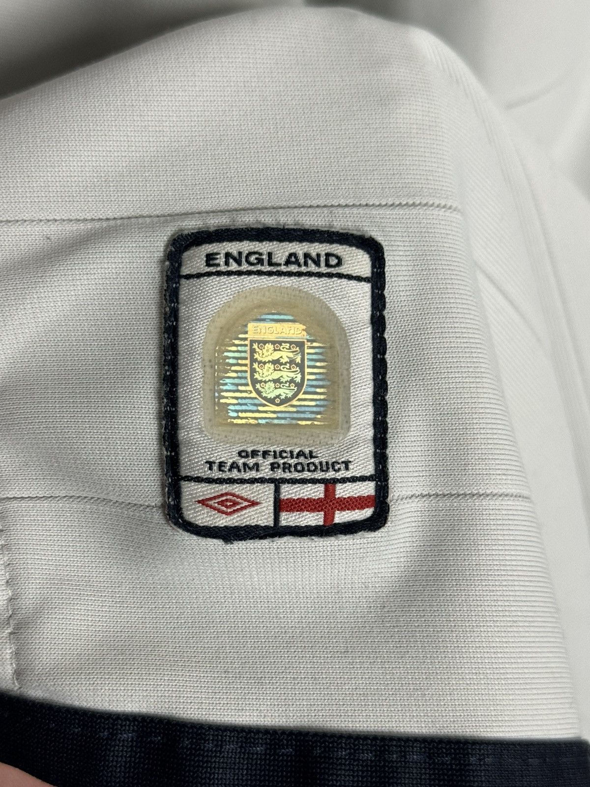 Umbro England National Team 03/05 Home Football Long Sleeve Jersey Size US XXL / EU 58 / 5 - 6 Thumbnail