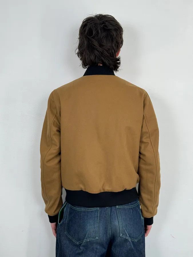 Dries Van Noten AW2015 Dries Van Noten Reversible Beige & Navy Bomber Jacket Size US M / EU 48-50 / 2 - 7 Thumbnail