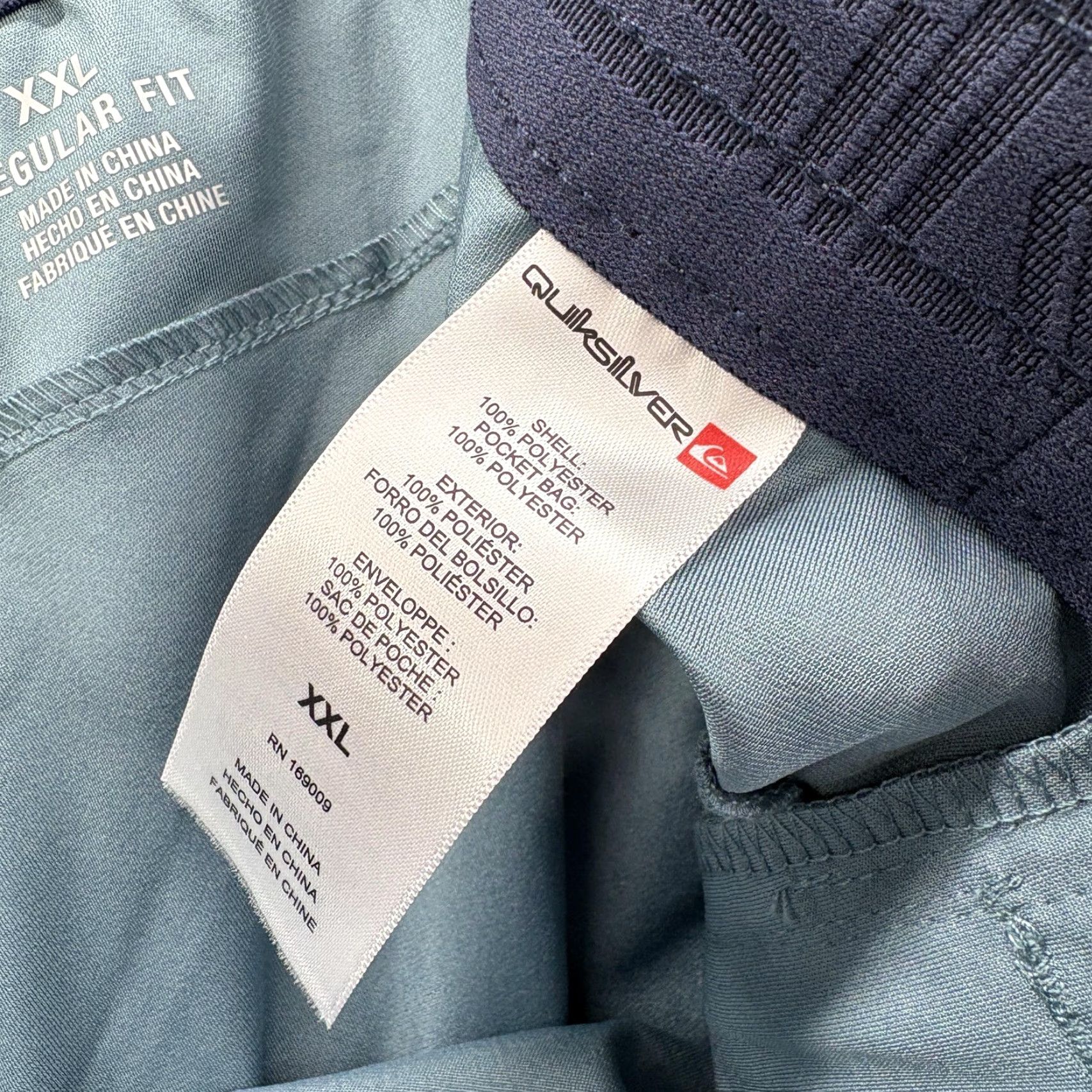 Quiksilver Quiksilver Track Shorts Mens 2XL Blue 7" Inseam Stretch Moisture Wicking Travel Shirt Size US 39 - 4 Thumbnail