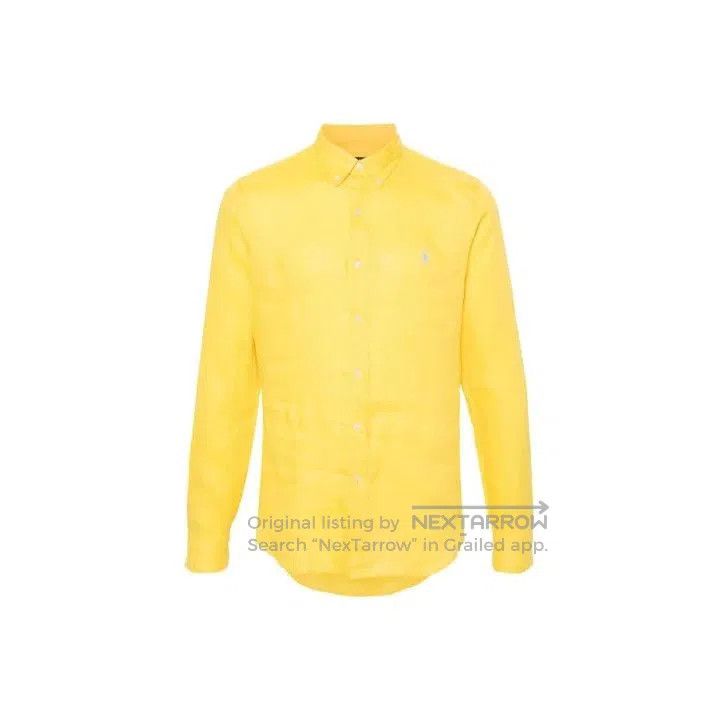 Polo Ralph Lauren Polo Ralph Lauren Solid Logo Embroidered Long Sleeve Shirt. Size US M / EU 48-50 / 2 - 1 Thumbnail