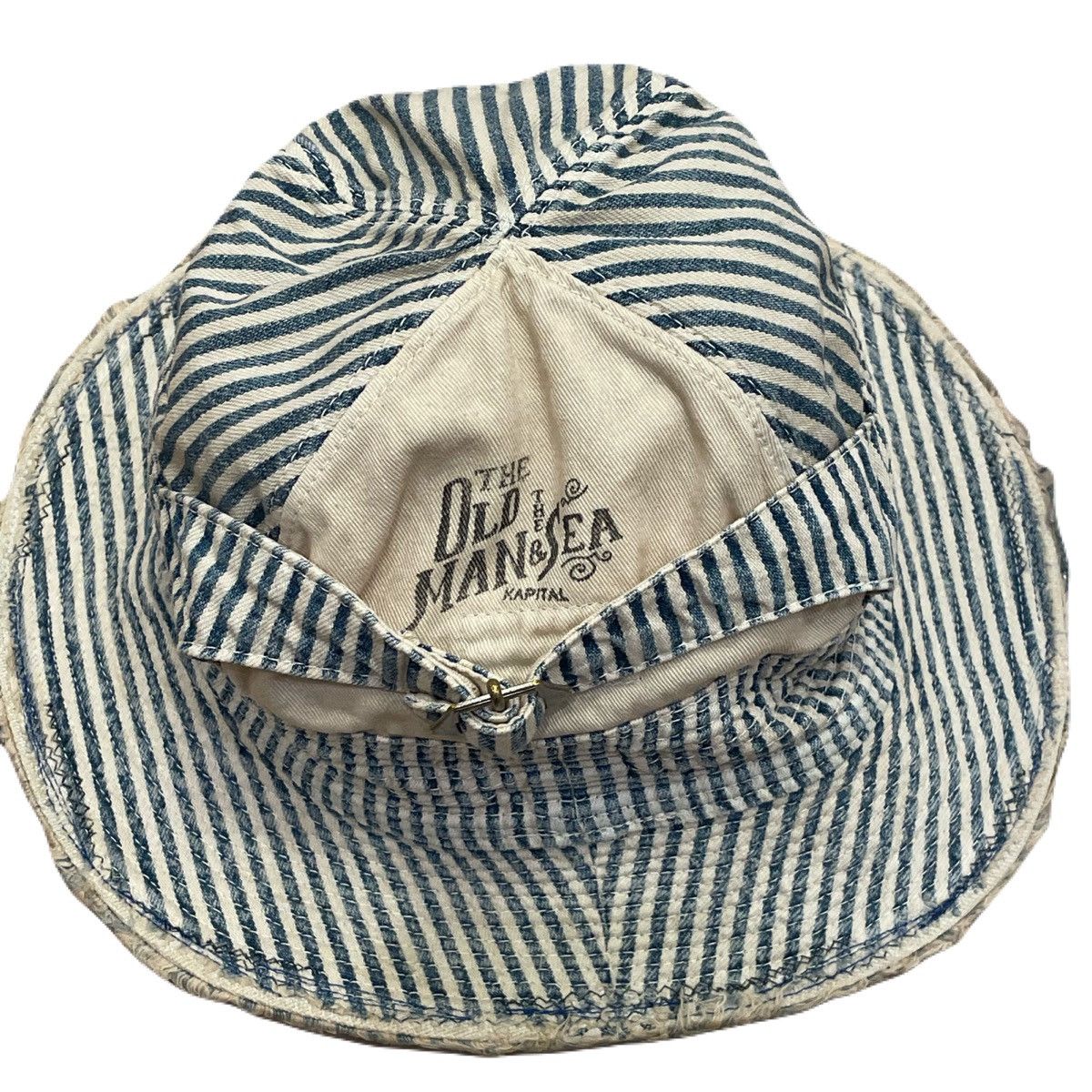 Japanese Brand × Kapital × Kapital Kountry Kapital 10oz Hickory The Old Man and the Sea HAT Soft Crush Size ONE SIZE - 1 Thumbnail