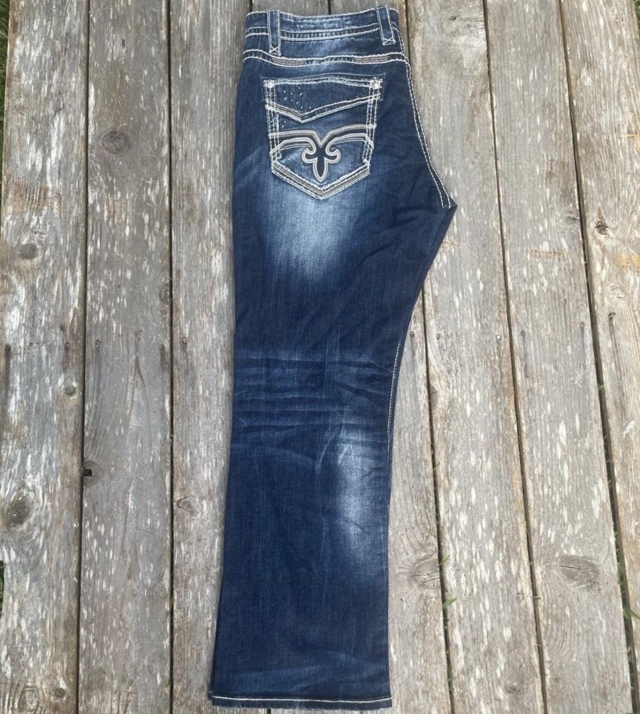Rock Revival RocK ReViVaL “Erik Straight" size 42 x 32 Men’s Jeans Size US 42 / EU 58 - 5 Thumbnail