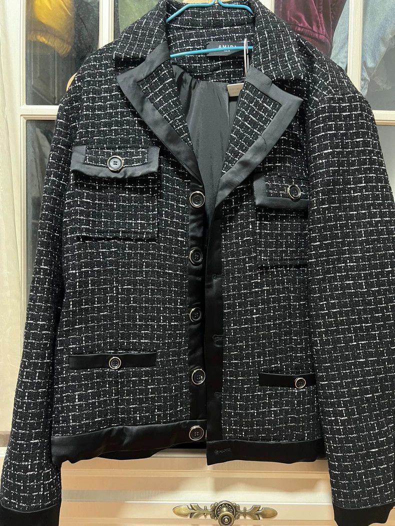 Amiri AMIRI Size MAutumn and winter new small fragrance tweed flo Size 42R - 2 Thumbnail