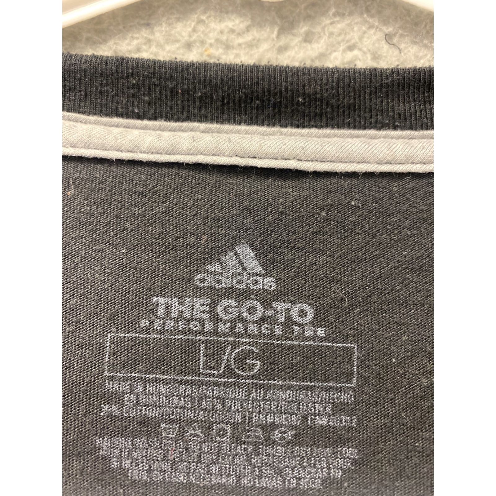 Adidas Adidas Men's Large Black Crew Neck Casual T-Shirt 1066 Size US L / EU 52-54 / 3 - 3 Thumbnail