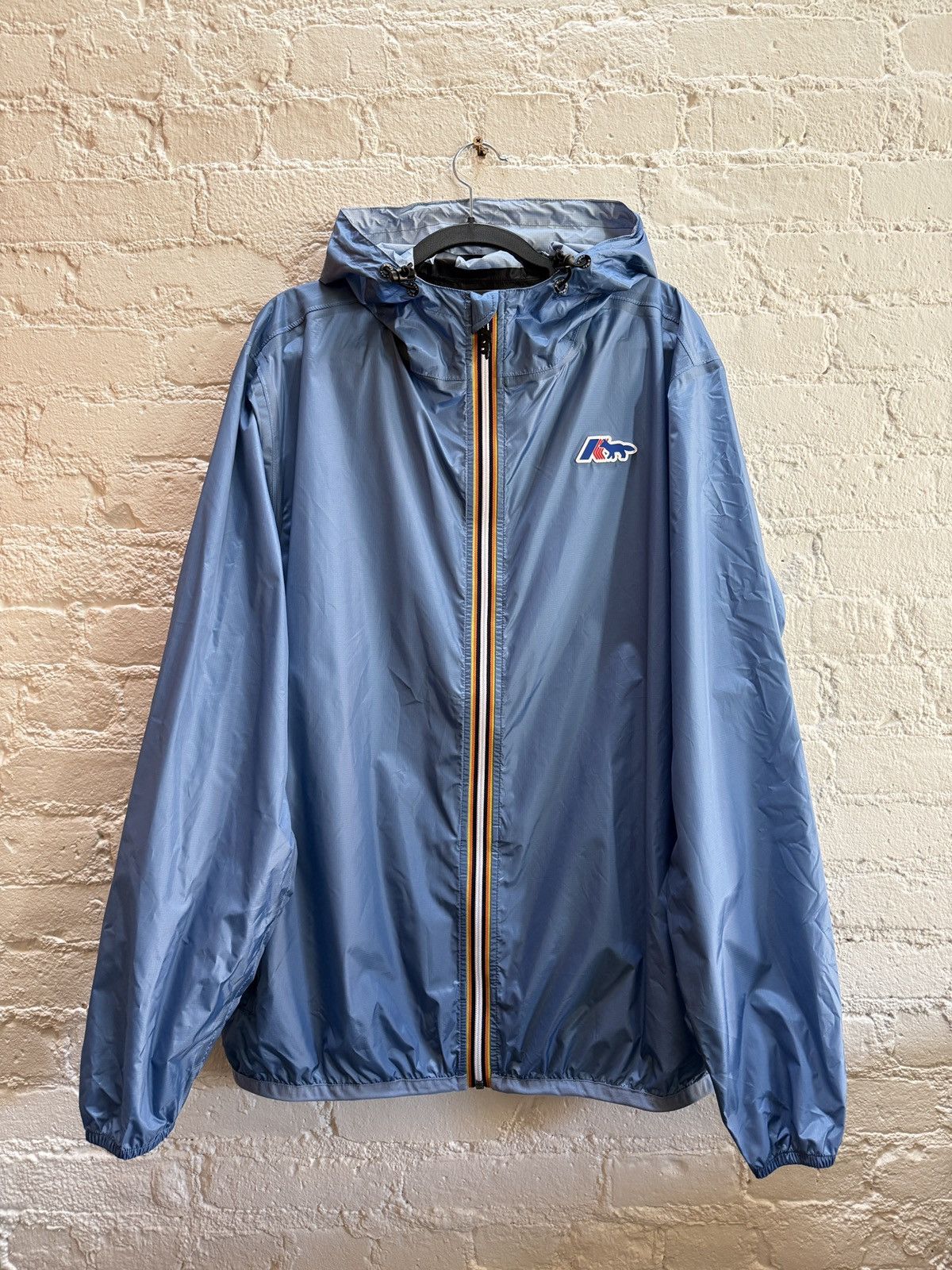 Maison Kitsune Maison Kitsuné Stripes Seersucker Teddy Jacket Navy