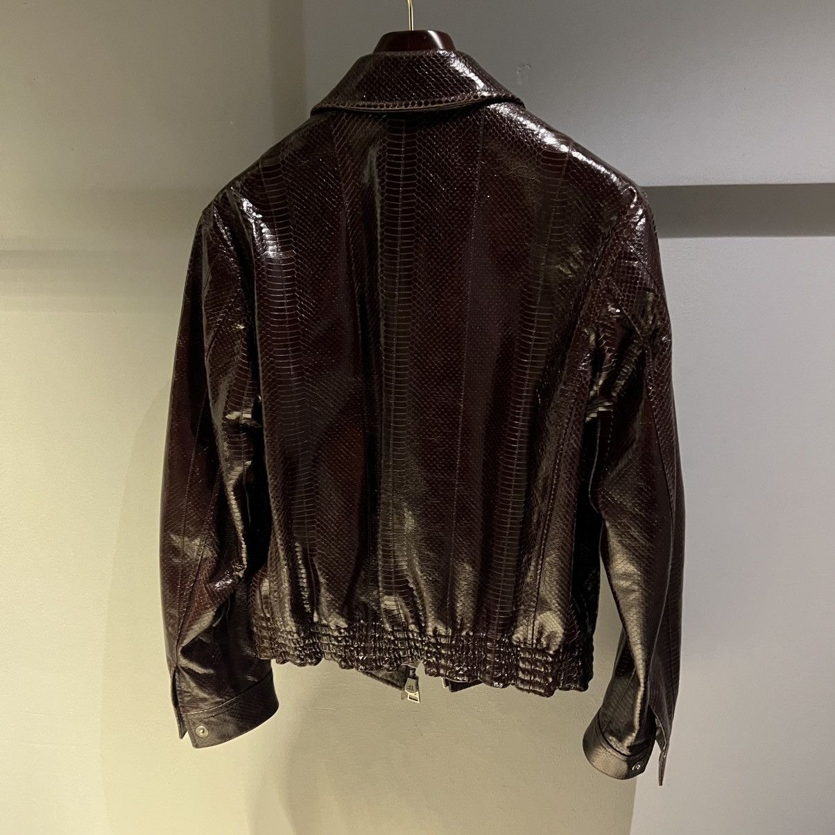 Tom Ford Tom Ford Python Print Leather Jacket in Small Size US S / EU 44-46 / 1 - 5 Thumbnail