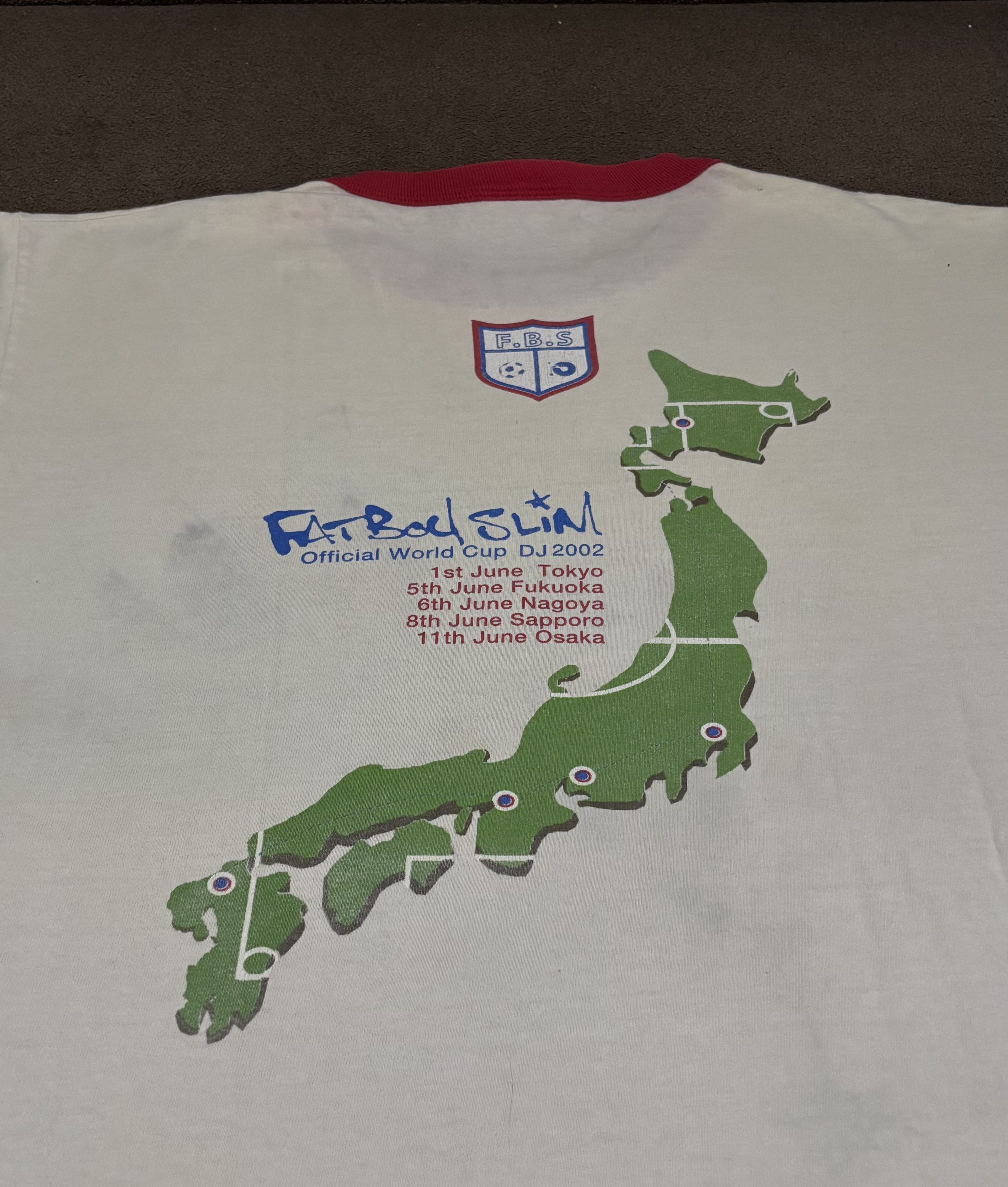 Band Tees Vintage Fatboy Slim Official World Cup DJ 2002 Size US M / EU 48-50 / 2 - 6 Thumbnail
