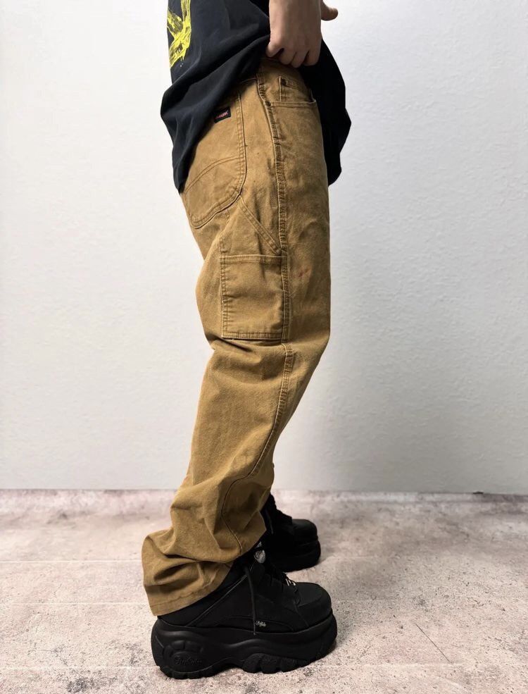 Dickies Vintage Cargo Pants Dickies Double Knee Baggy SK8 Opium Size US 34 / EU 50 - 3 Thumbnail