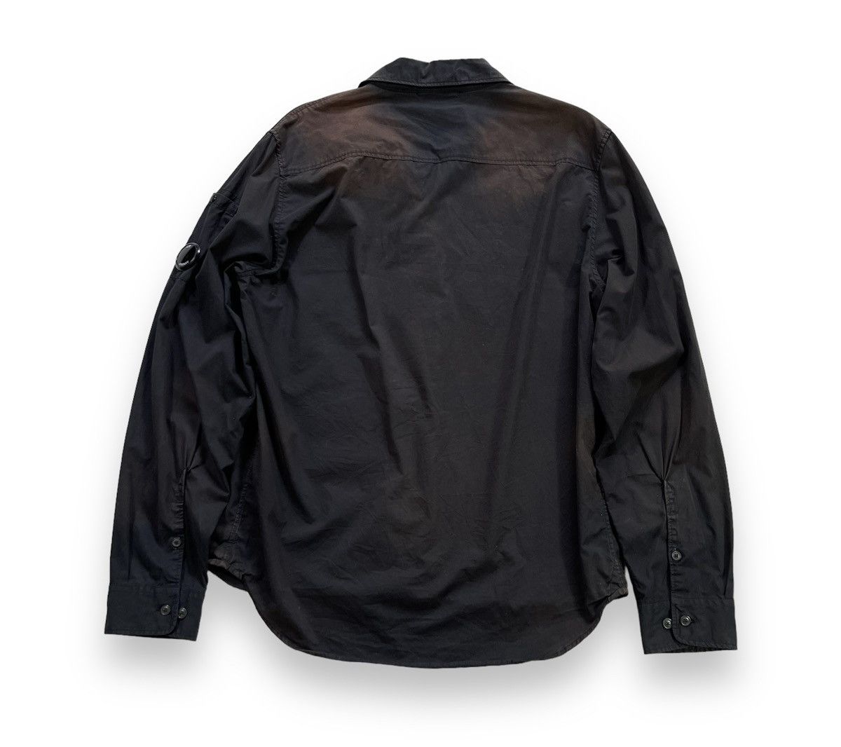 C.P. Company Rare! CP Company Gabardine Zipper Sun Fades Overshirt Lense Size US XL / EU 56 / 4 - 3 Thumbnail