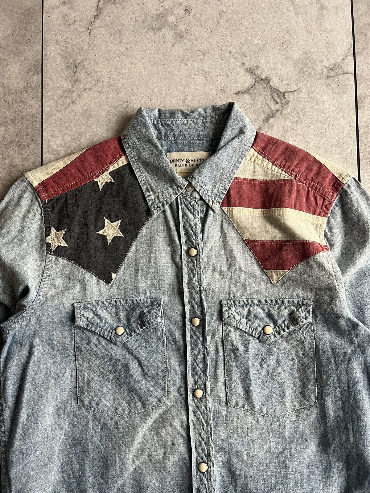Ralph Lauren Ralph Lauren Denim & Supply Flag Button Up Size US S / EU 44-46 / 1 - 2 Thumbnail
