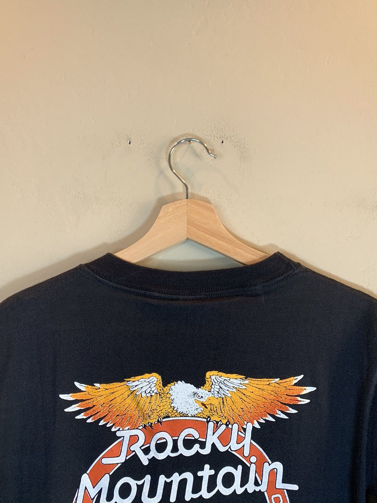 Harley Davidson *RARE* Vintage 1991 Harley Davidson Rocky Mountain Art Shirt Size US S / EU 44-46 / 1 - 10 Thumbnail