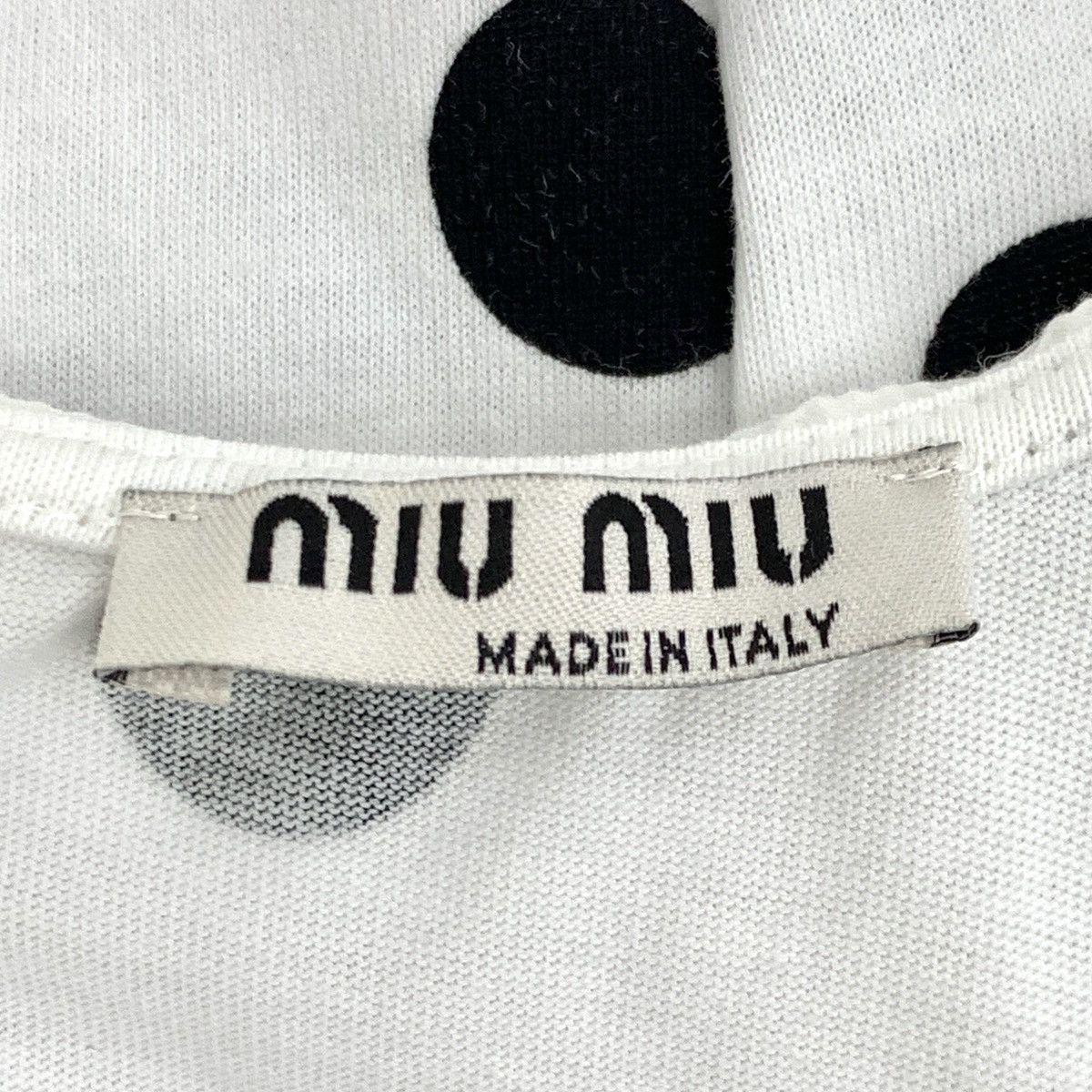 Miu Miu Miu Miu Peter Pan Collar Short Sleeve T-shirt K26WX Size XS / US 0-2 / IT 36-38 - 6 Thumbnail