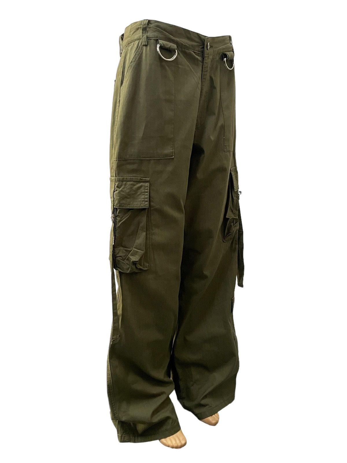 Japanese Brand × Junya Watanabe Atlantis Japan Wide Baggy Loose Parachute Cargo Pants Size US 31 - 7 Thumbnail