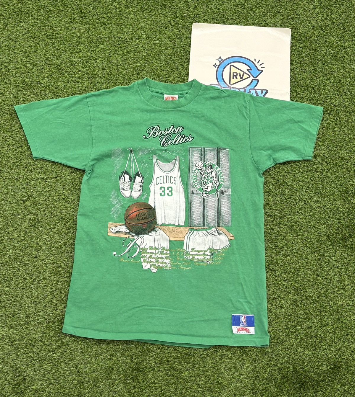 Nutmeg VINTAGE RARE NUTMEG BOSTON CELTICS TEE Size US XL / EU 56 / 4 - 1 Thumbnail