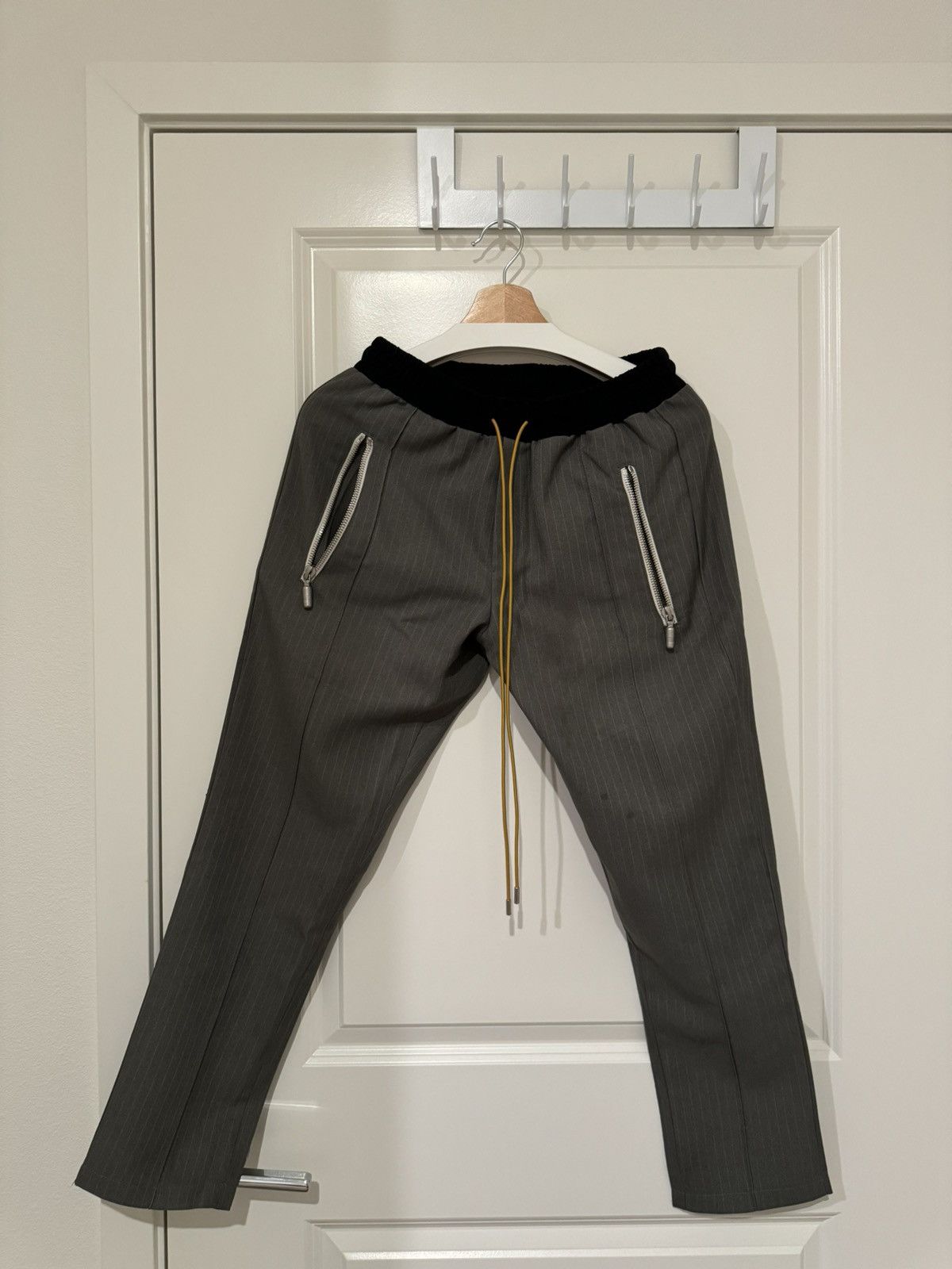 Rhude Rhude Grey Stripe Pants Size M Size US 30 / EU 46 - 1 Thumbnail