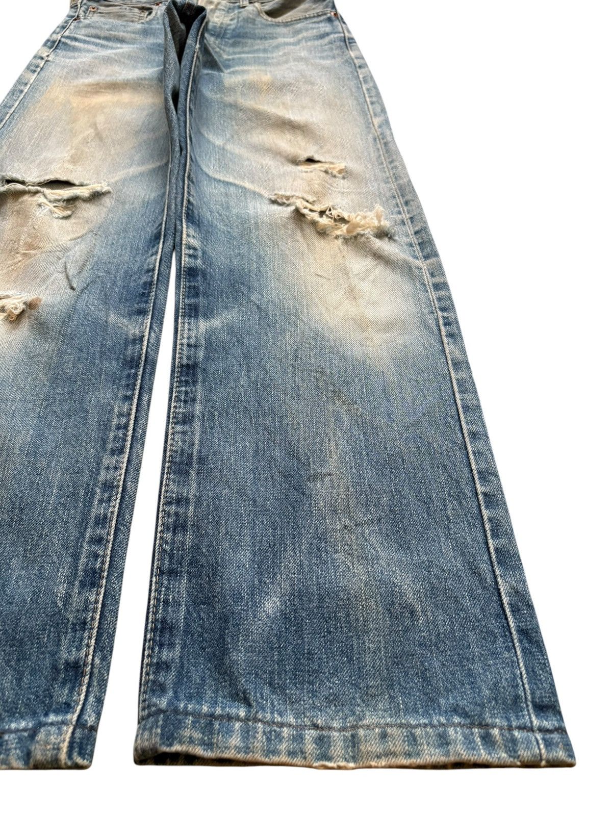 Levi's Vintage 80s Levis 503BXX Big E Selvedge Mud Wash Baggy Jeans Size US 28 / EU 44 - 8 Thumbnail