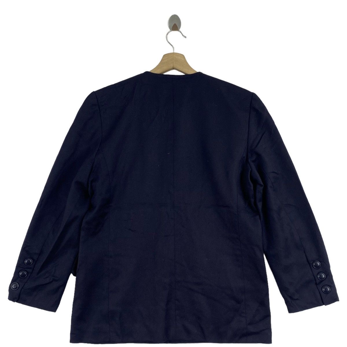 Givenchy × Vintage Vintage 90s GIVENCHY LIFE French Designer Button Up Navy Size M / US 6-8 / IT 42-44 - 3 Thumbnail