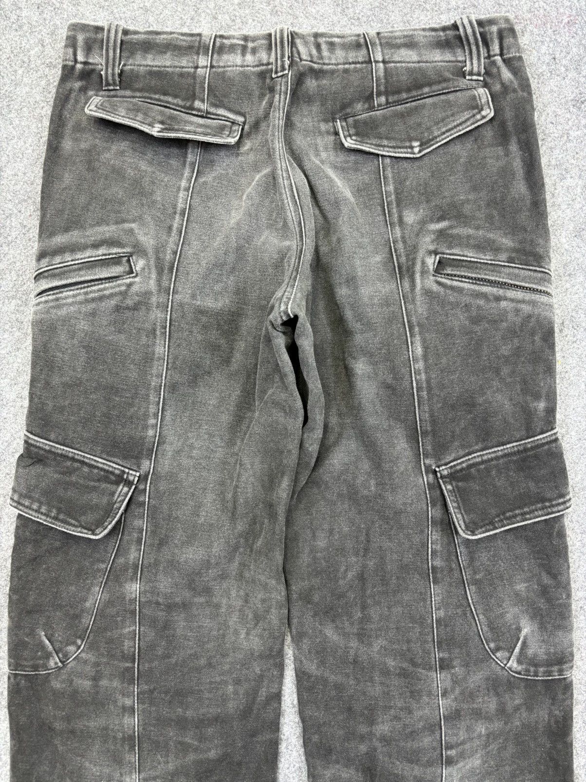 Japanese Brand Mala Vita Full Zipper Up Black Wash Multipockets Pant F825 Size US 32 / EU 48 - 10 Thumbnail