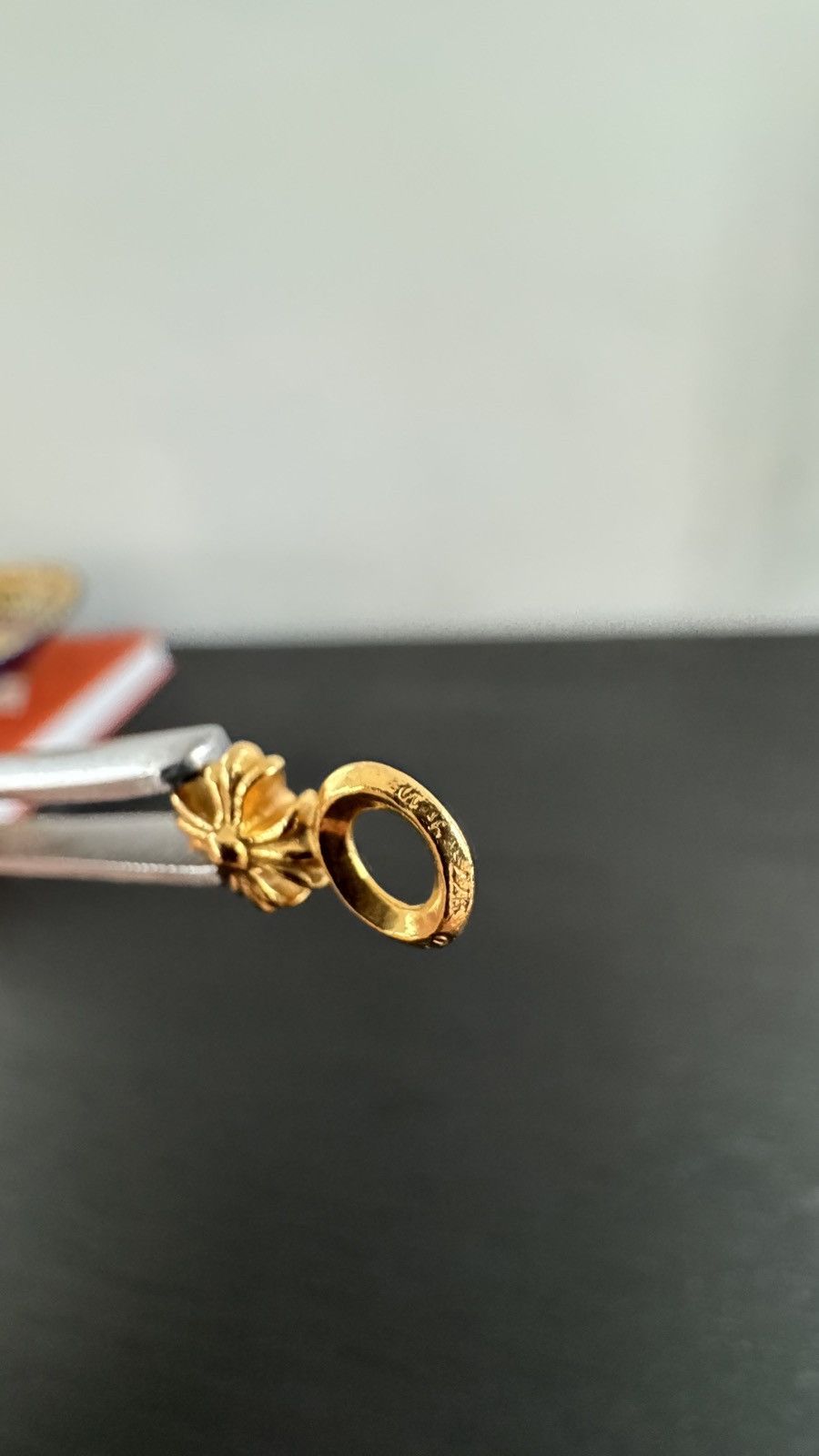Chrome Hearts CHROME HEARTS 22K GOLD CROSS STACK CHARM 🚫READ DESCRIPTION🚫 Size ONE SIZE - 9 Thumbnail