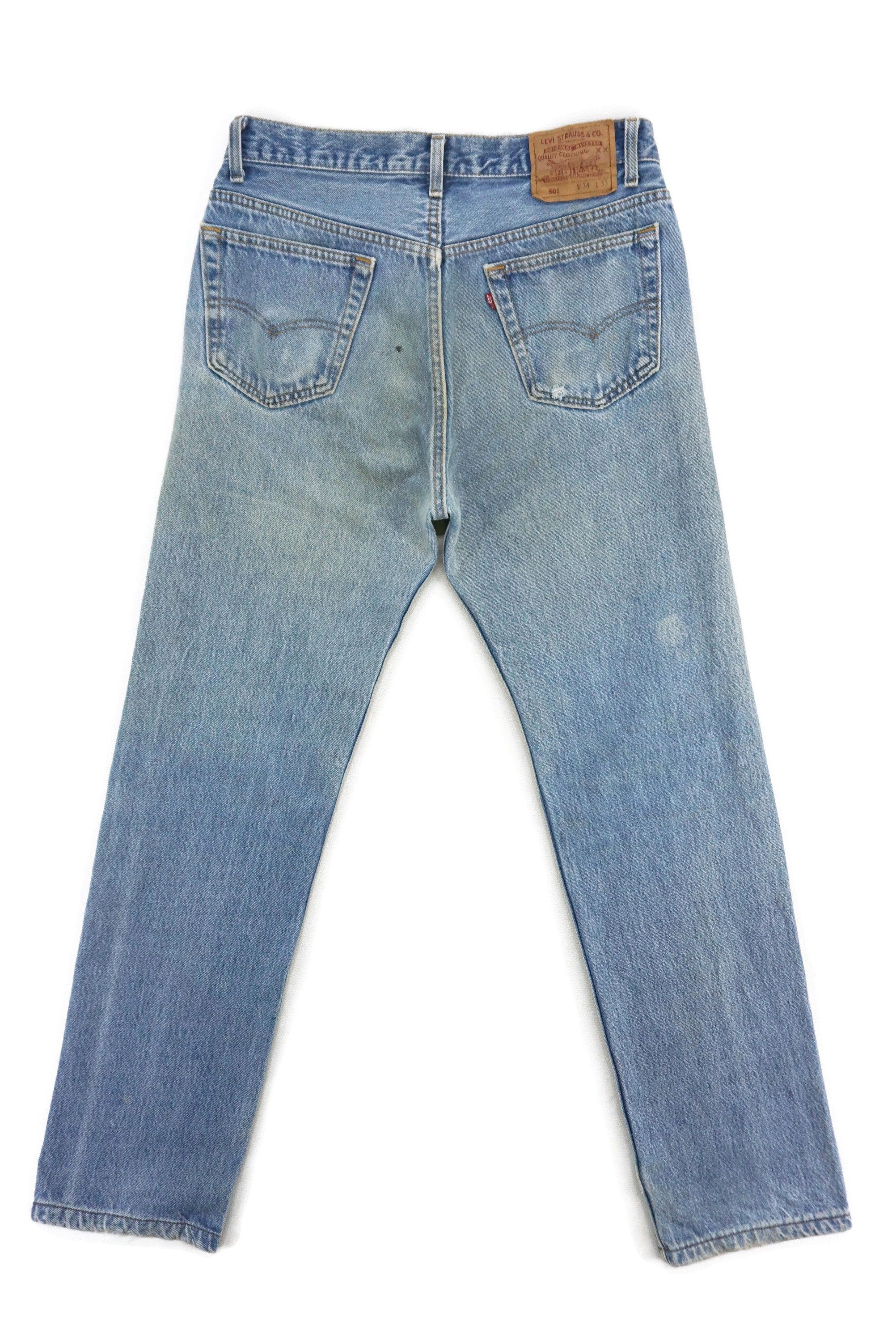 Levi's Vintage Levi's 501-0115 Jeans Size W33 L32 Made in USA Denim Size US 33 - 2 Thumbnail