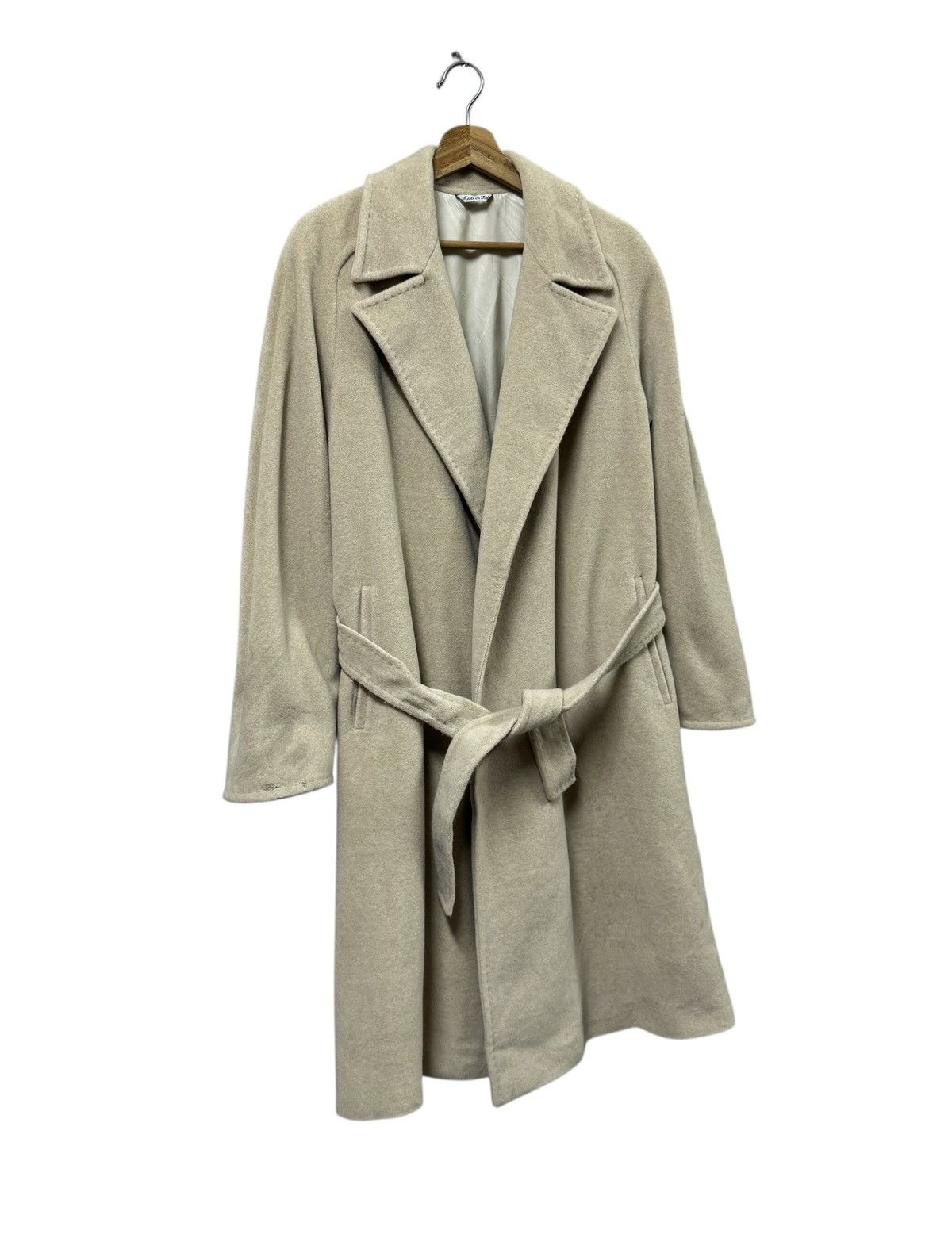 Giorgio Armani I Blues Tie-Belt Twill Coat Jacket *Only For Japan Release* Size US XS / EU 42 / 0 - 6 Thumbnail