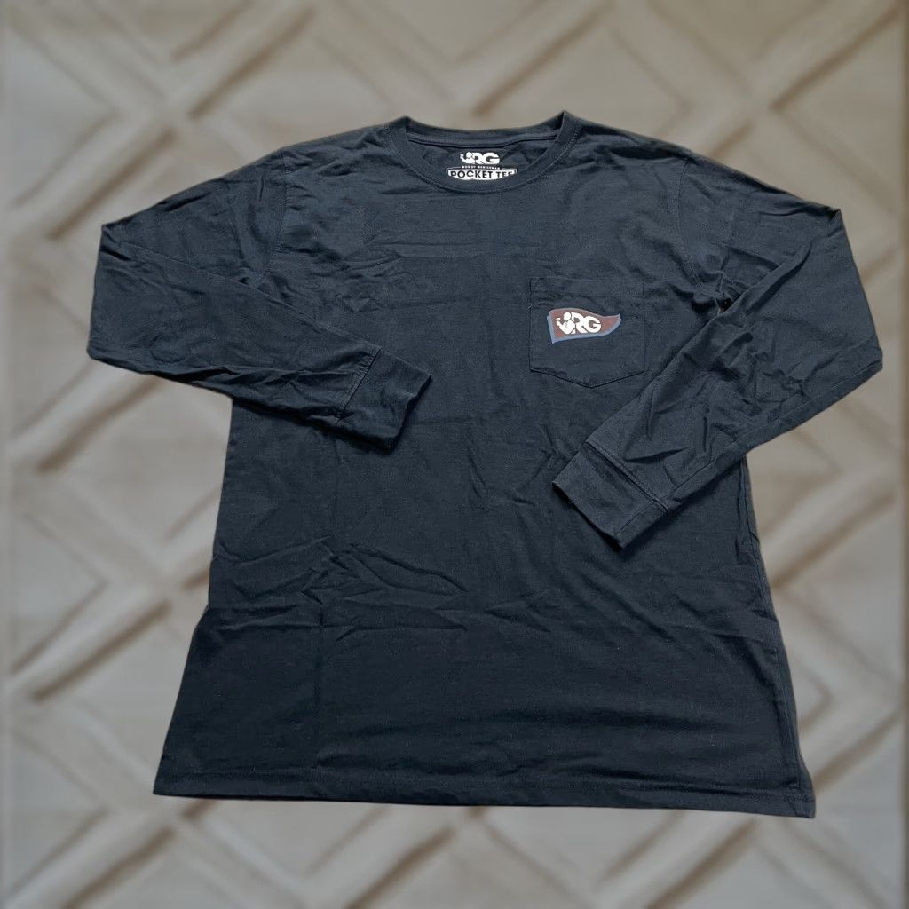 Vintage Rowdy Gentlemen Shirt Mens Medium Blue Long Sleeve Crew Neck Pocket Tee MVP Logo Graphic Print Classic Sports American Shirts Size US M / EU 48-50 / 2 - 1 Thumbnail