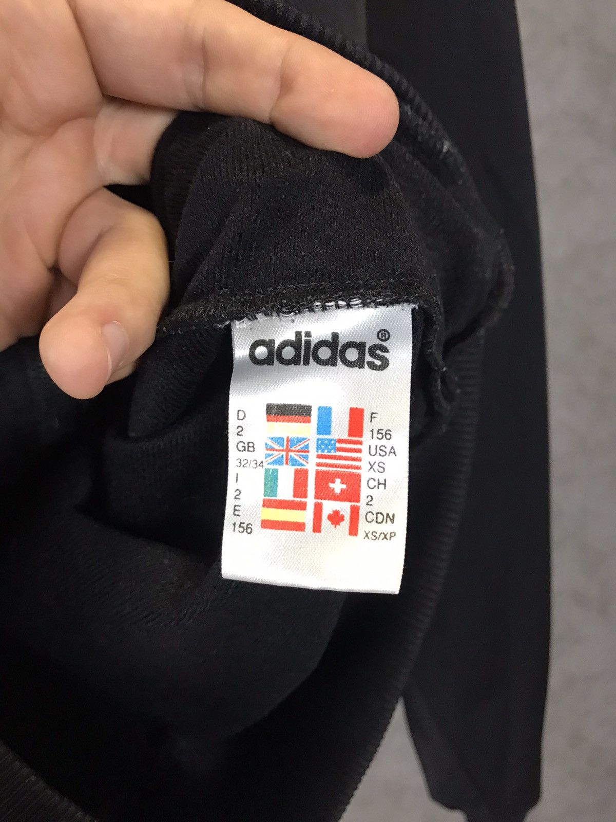 Adidas Adidas vintage big logo zip sweatshirt Size US XS / EU 42 / 0 - 5 Thumbnail