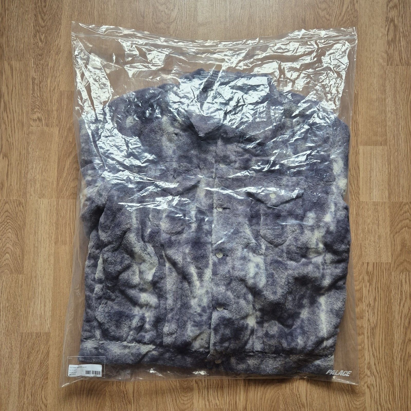 Palace Palace Furry Trucker Jacket Grey Large Brand New SS24 Size US L / EU 52-54 / 3 - 8 Thumbnail