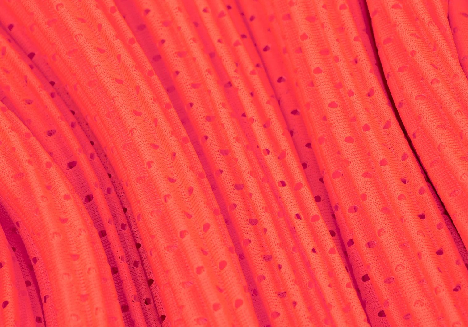 Issey Miyake Mesh Pleats Zip Jacket in Orange 4 Size US XL / EU 56 / 4 - 18 Thumbnail