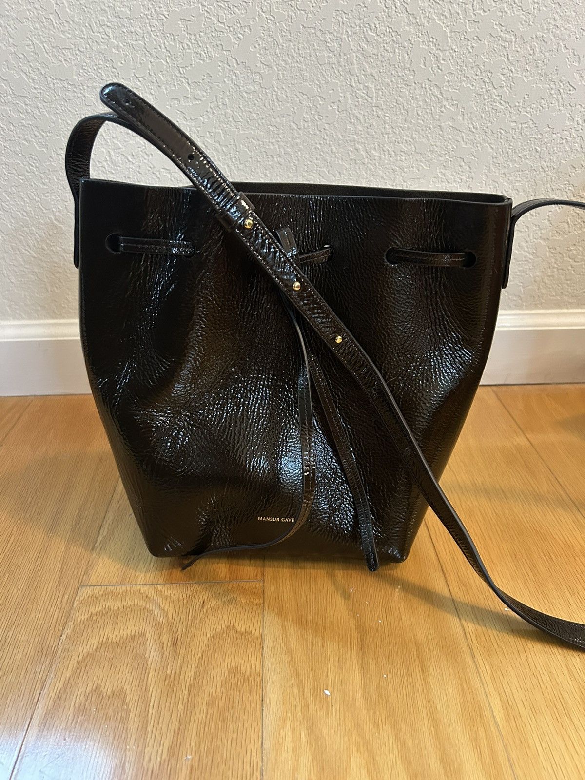 Mansur Gavriel Mansur Gavriel black leather bucket bag Size ONE SIZE - 1 Thumbnail