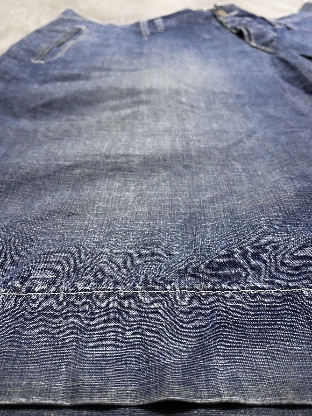 Dolce & Gabbana Dolce & Gabbana Washed Blue Distressed Jeans Shorts Size US 34 / EU 50 - 8 Thumbnail