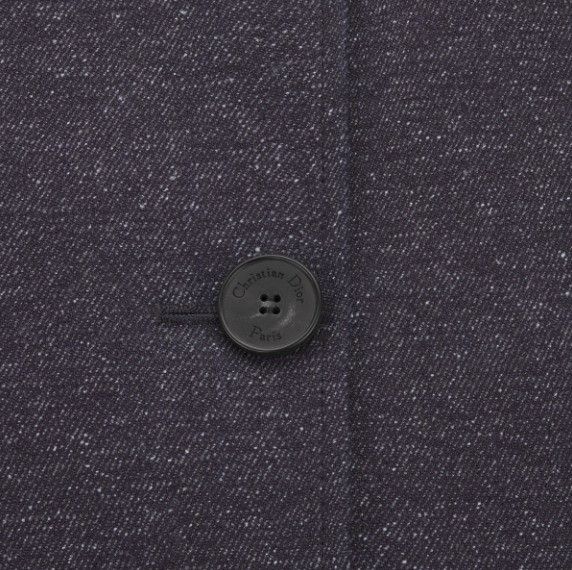 Dior o1w1db10824 2-in-1 Short-Sleeved Jacket in Navy Blue Size L / US 10 / IT 46 - 3 Thumbnail