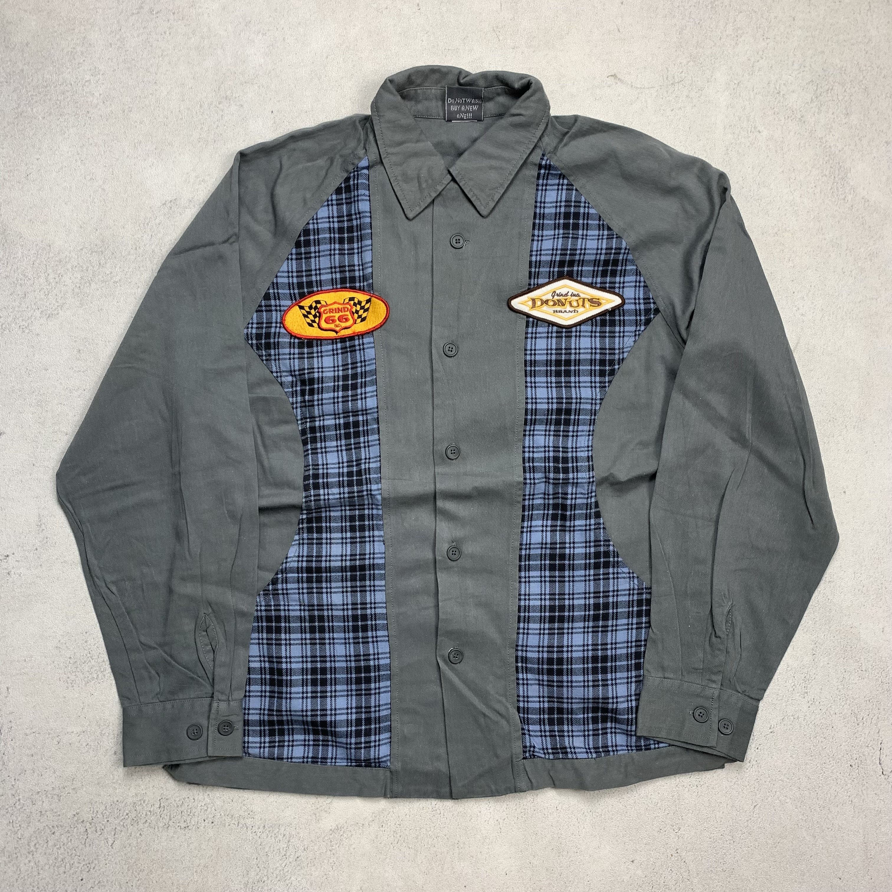 Vintage Vintage Grind Inc Custom Wear Button Up Shirt Size US M / EU 48-50 / 2 - 1 Thumbnail
