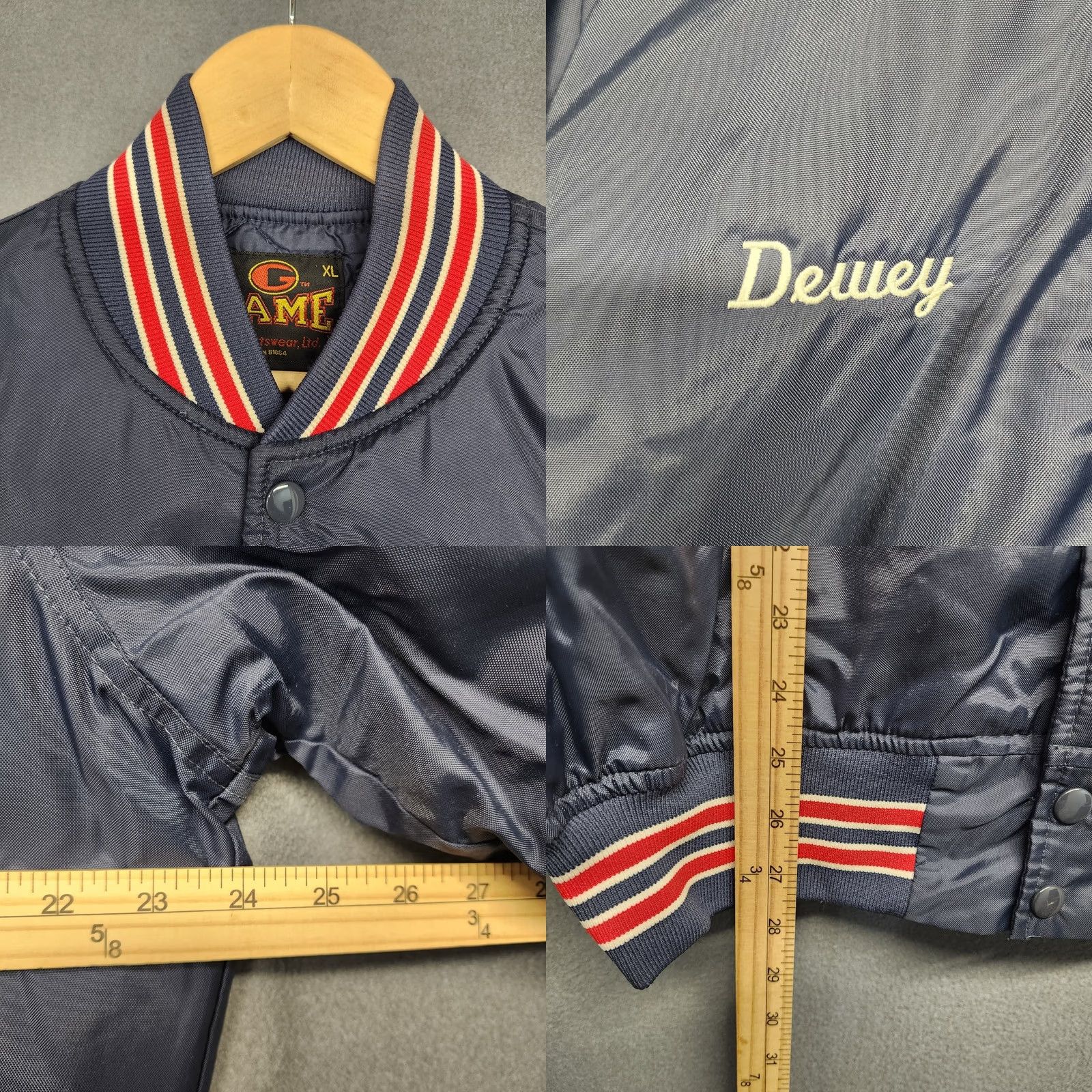 Vintage VINTAGE Game Sportswear Jacket Mens XL Blue Bomber 2005 Championship Company Logo Size US XL / EU 56 / 4 - 8 Thumbnail