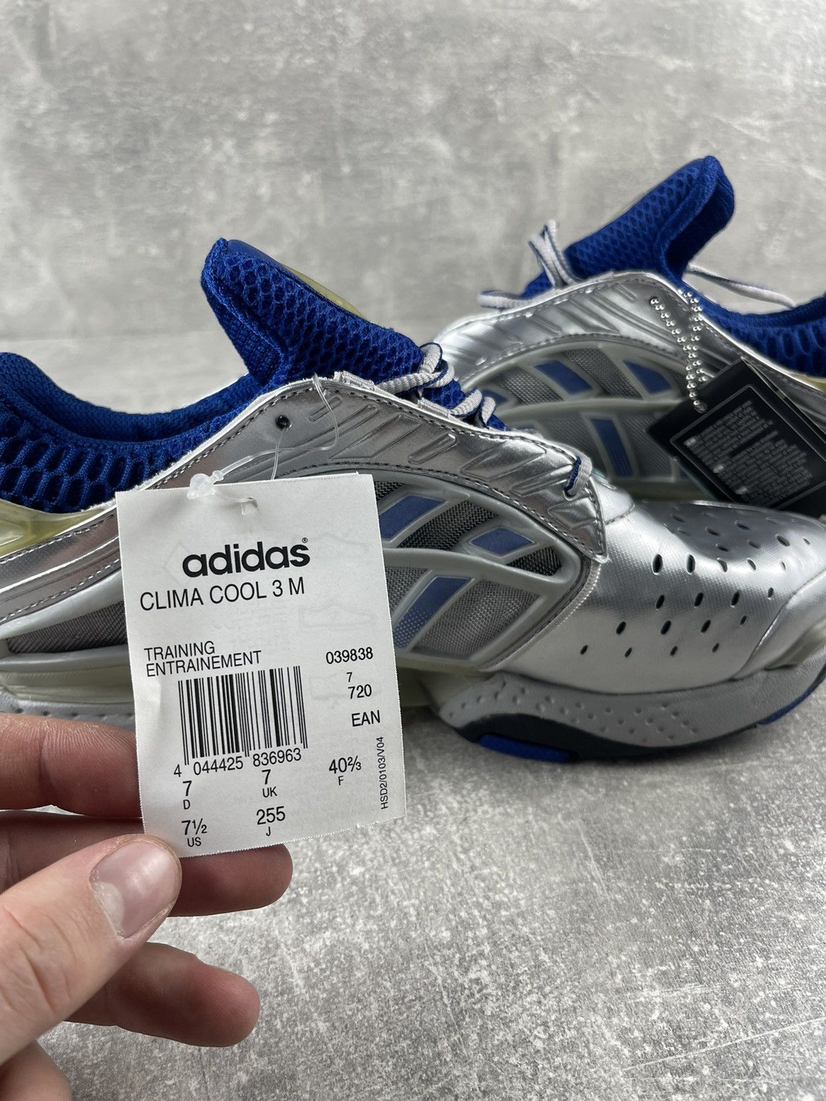 Adidas Adidas ClimaCool 3M Silver Blue Vintage Training Sneakers Size US 7.5 / EU 40-41 - 9 Thumbnail