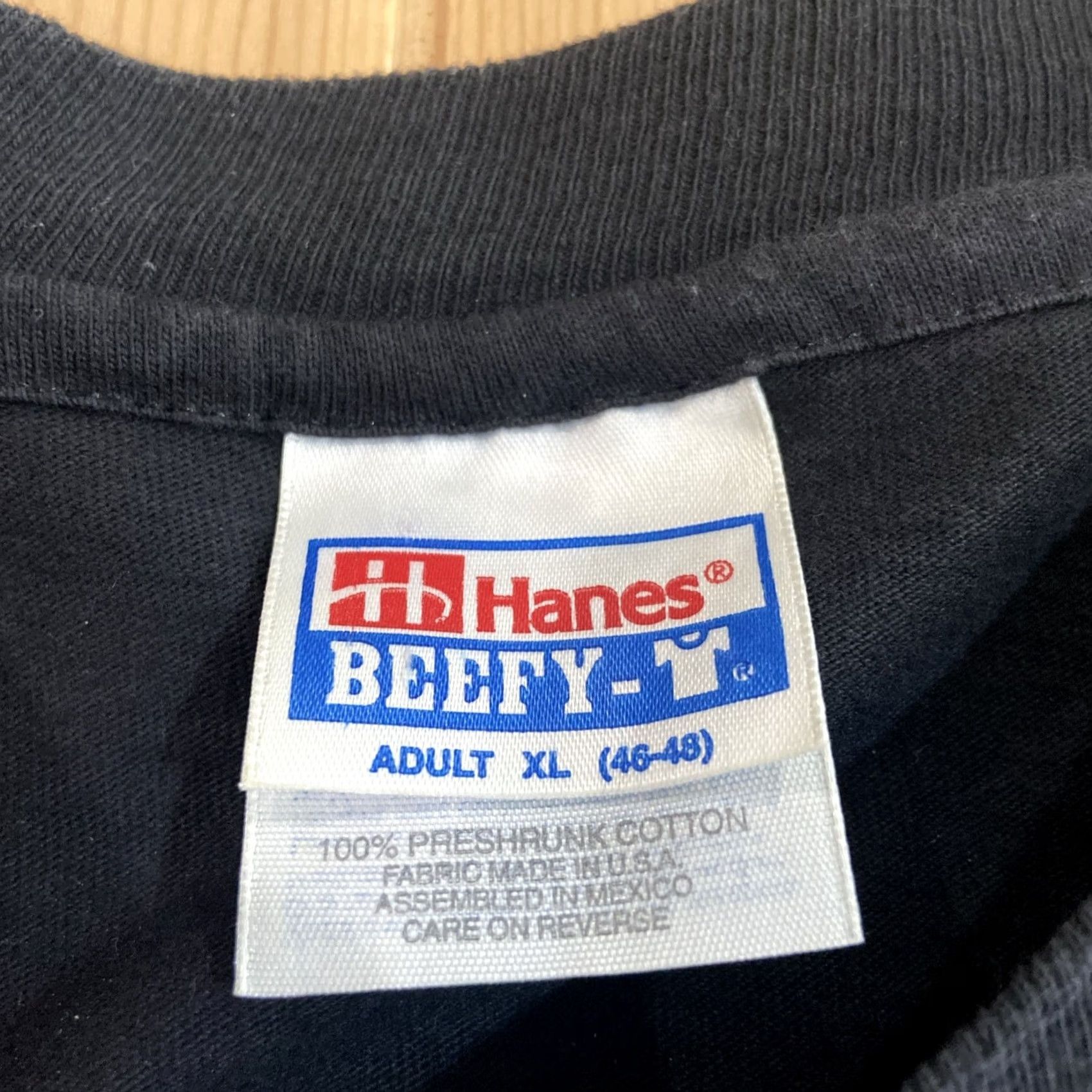 Hanes VINTAGE 90s Music T-Shirt NYC Orchestra Single Stitch XL Hanes Crew Neck Men Black Cotton Graphic Print 90s Art School Size US XL / EU 56 / 4 - 3 Thumbnail