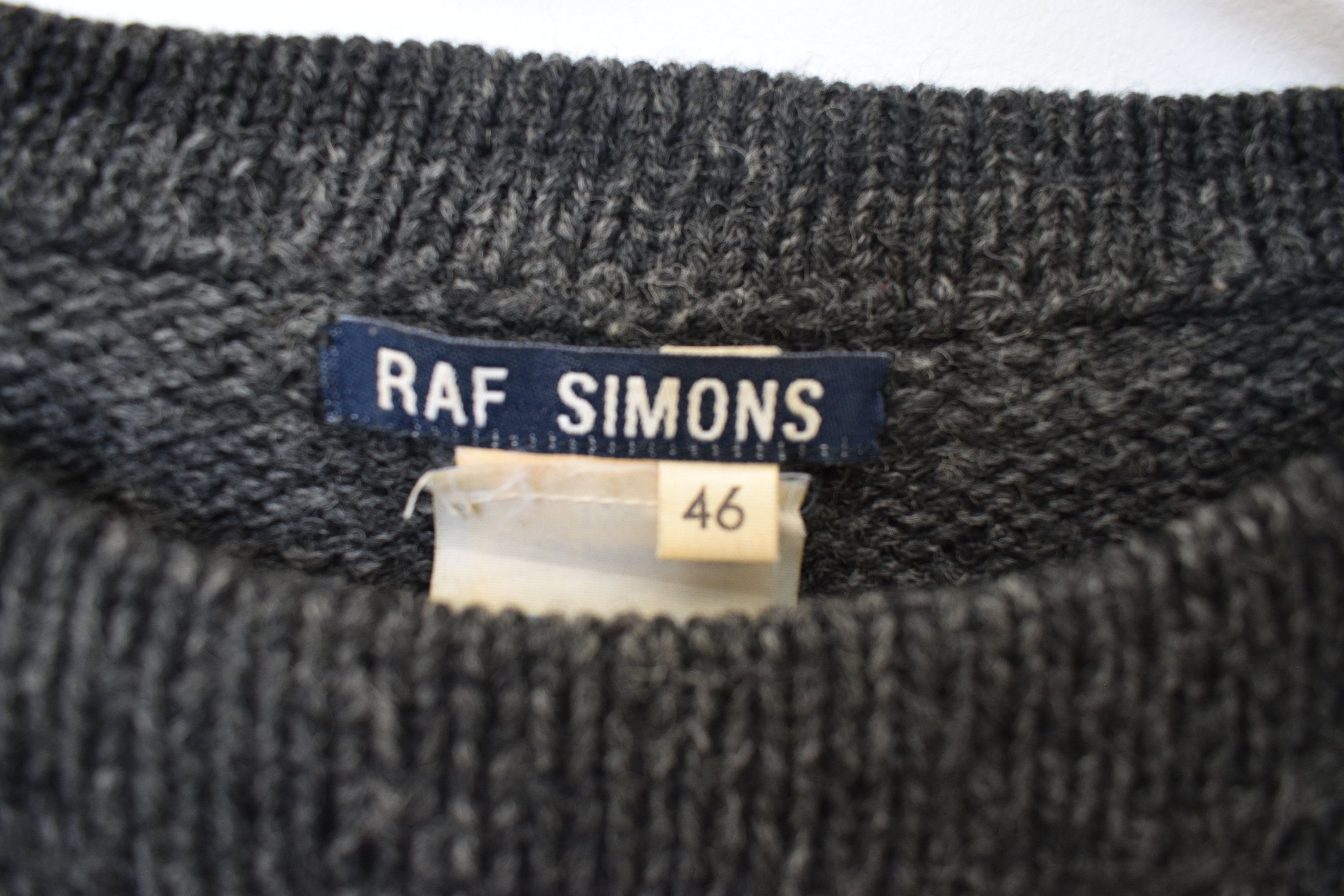 Raf Simons Raf Simons 90's Shetland Wool Sweater Shirt Tee Knit Tunic Size US S / EU 44-46 / 1 - 3 Thumbnail