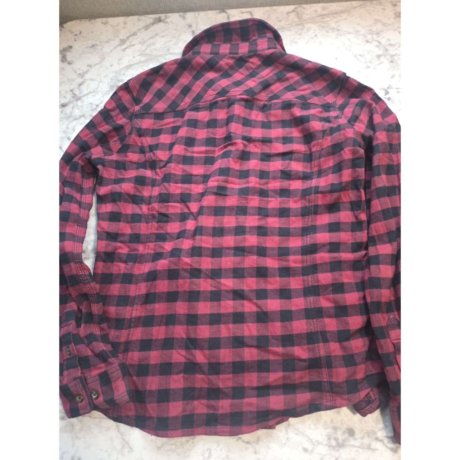 Carhartt Carhartt Women’s Flannel Shirt Button-Up Plaid Sz M Medium Multicolor Blue Logo Pockets Long Sleeve Casual Button-Up Mens? Size M / US 6-8 / IT 42-44 - 4 Thumbnail