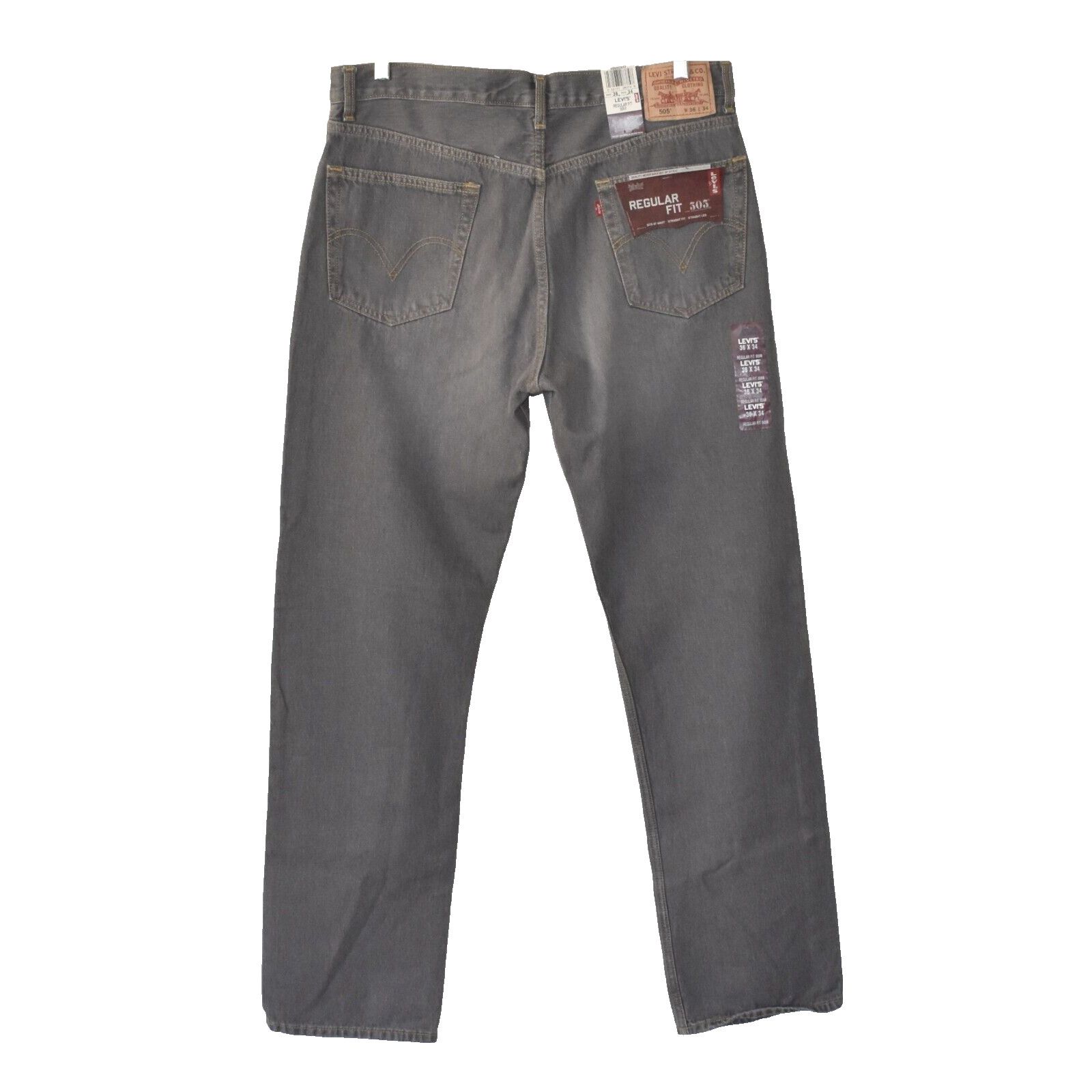 Levi's NWT LEVI STRAUSS 505 Straight Fit Straight Leg Jeans W36 L34 Size US 36 / EU 52 - 2 Thumbnail
