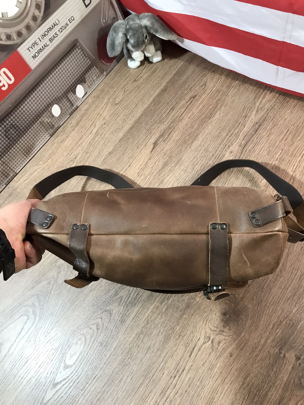 Designer × Leather Aunts & Uncles Leather Backpack rare Size ONE SIZE - 4 Thumbnail