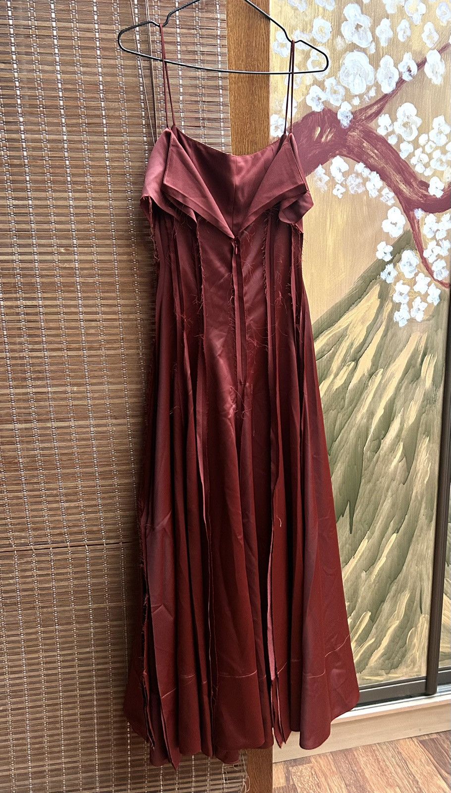 Handmade Peng Tai Deconstructed Silk Blend Maxi Wabi Sabi Dress Sz XS Size XS / US 0-2 / IT 36-38 - 2 Thumbnail