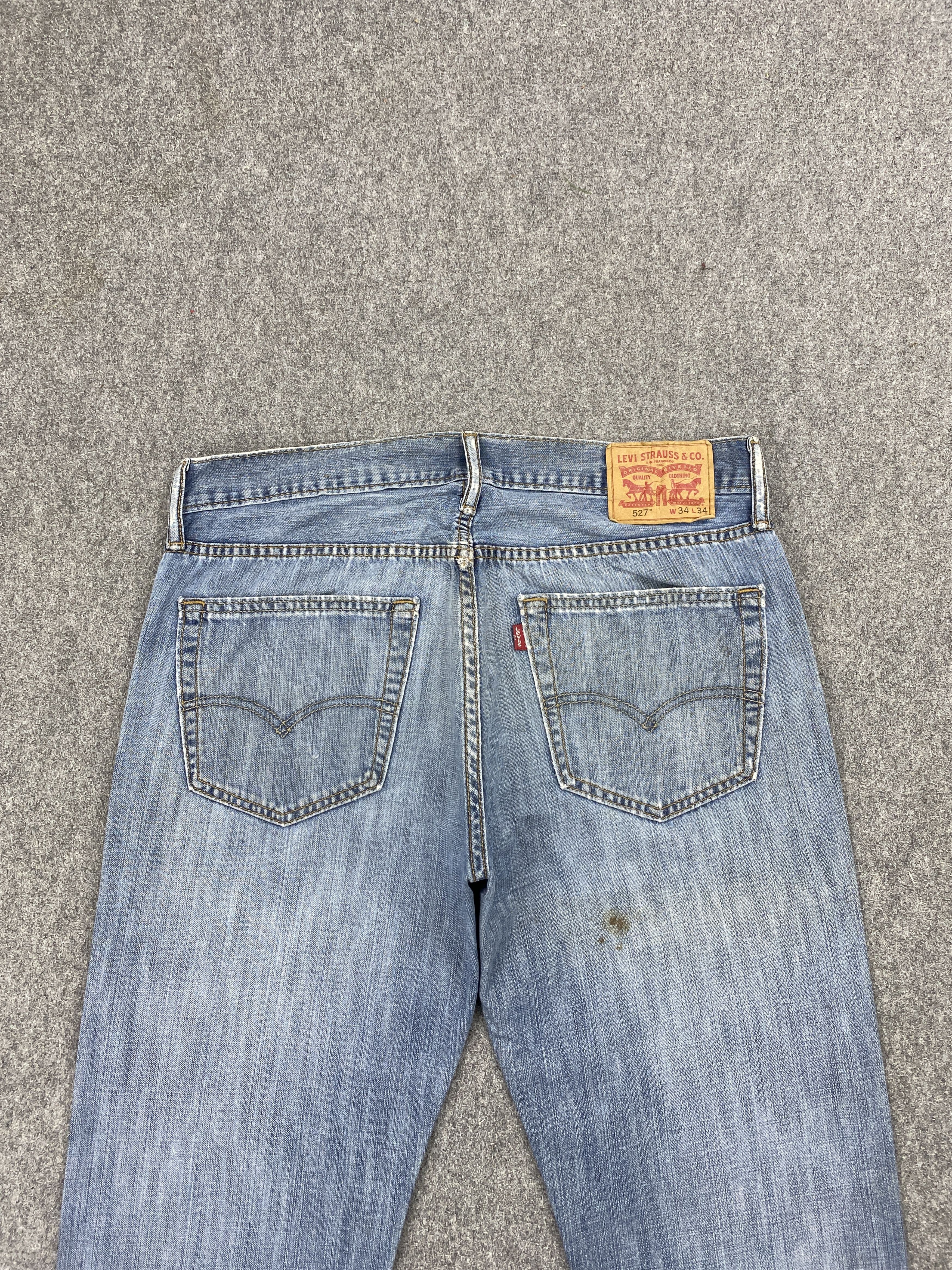 Levi's × Vintage Vintage Levi's 527 Low Bootcut Jeans Size US 34 / EU 50 - 4 Thumbnail