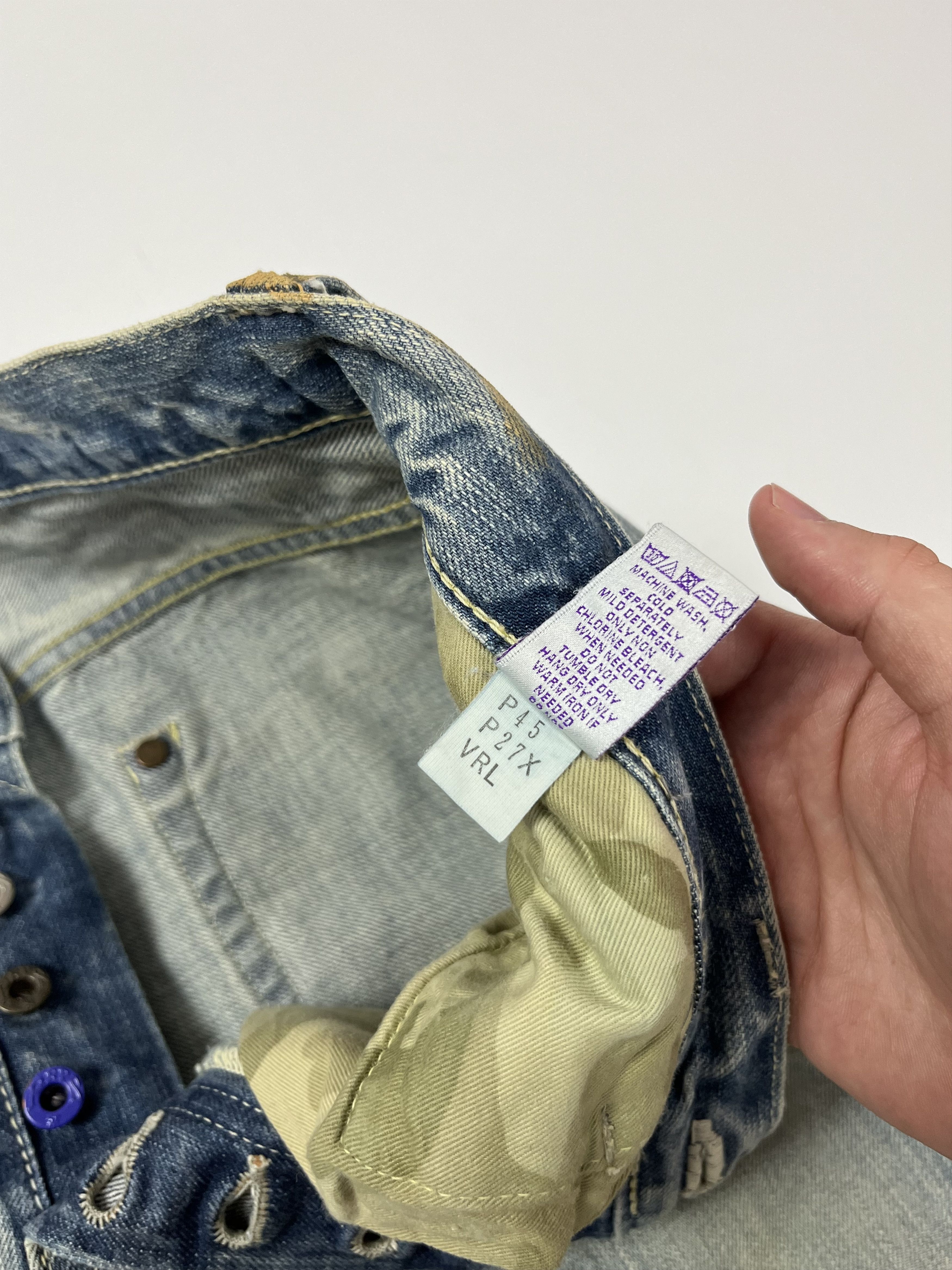 Prps Prps Japan Denim Jeans Selvedge Size W33 L34 Distressed Size US 33 - 11 Thumbnail